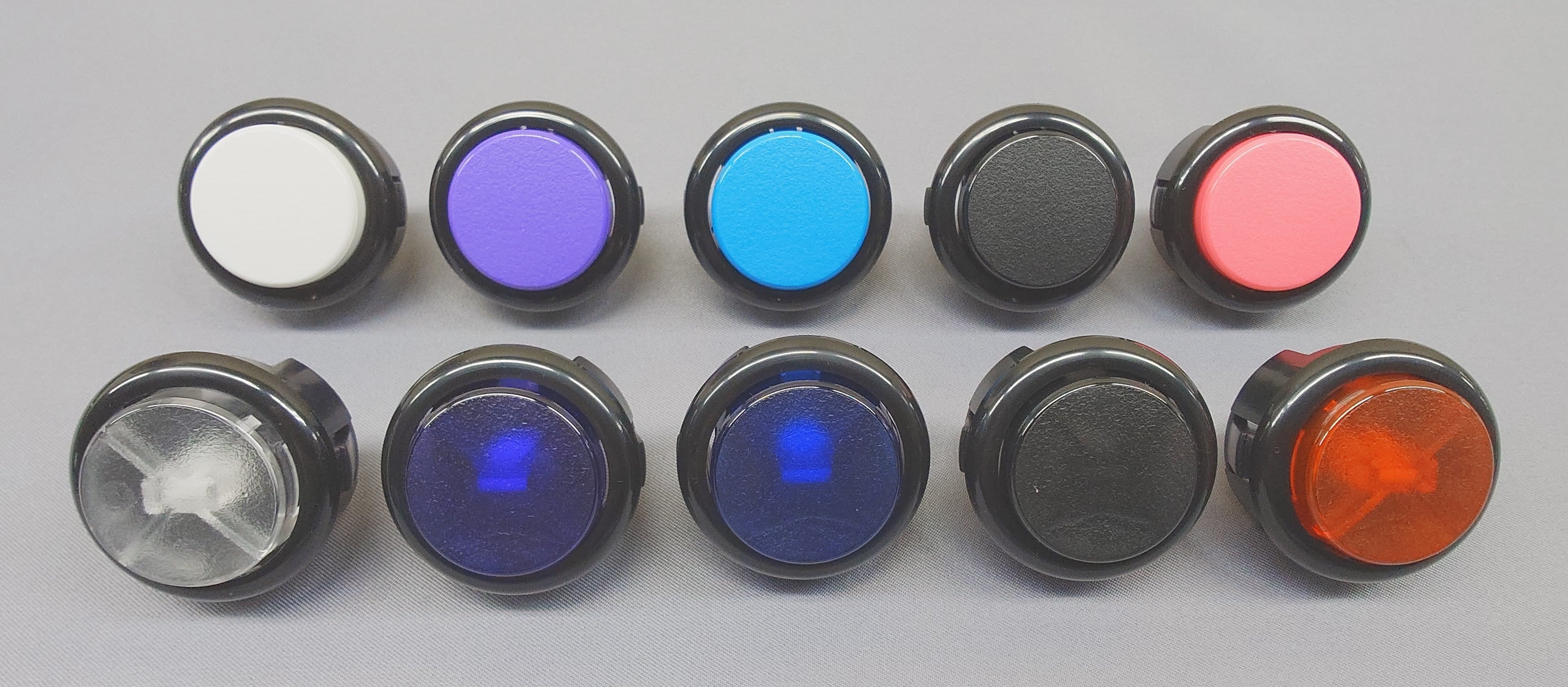 シボ加工30φ差込式薄型押しボタン_PS-15S | セイミツ工業部品販売サイト