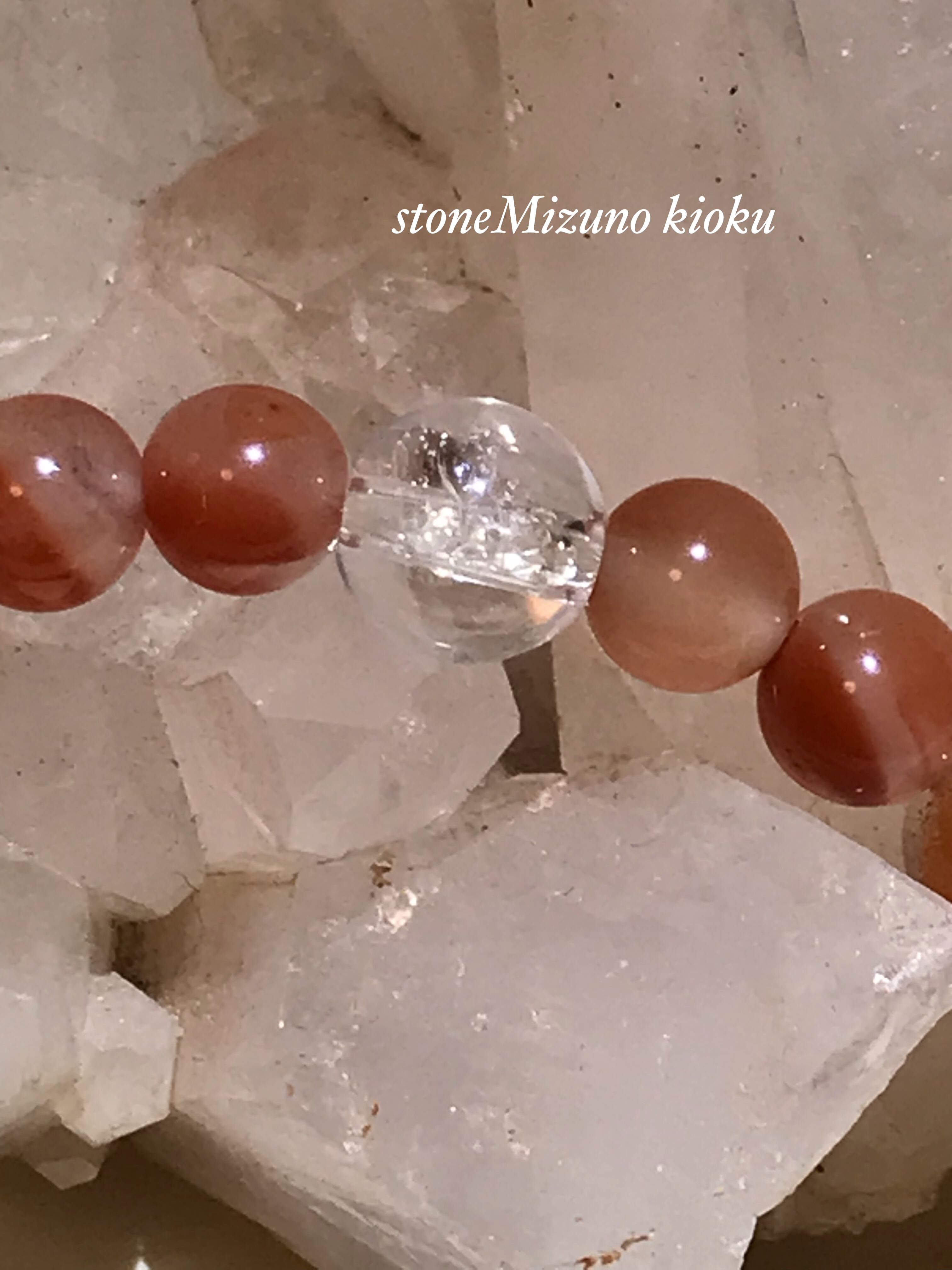 南紅瑪瑙（なんこうめのう）&ガネーシュヒマールブレスレット | stone