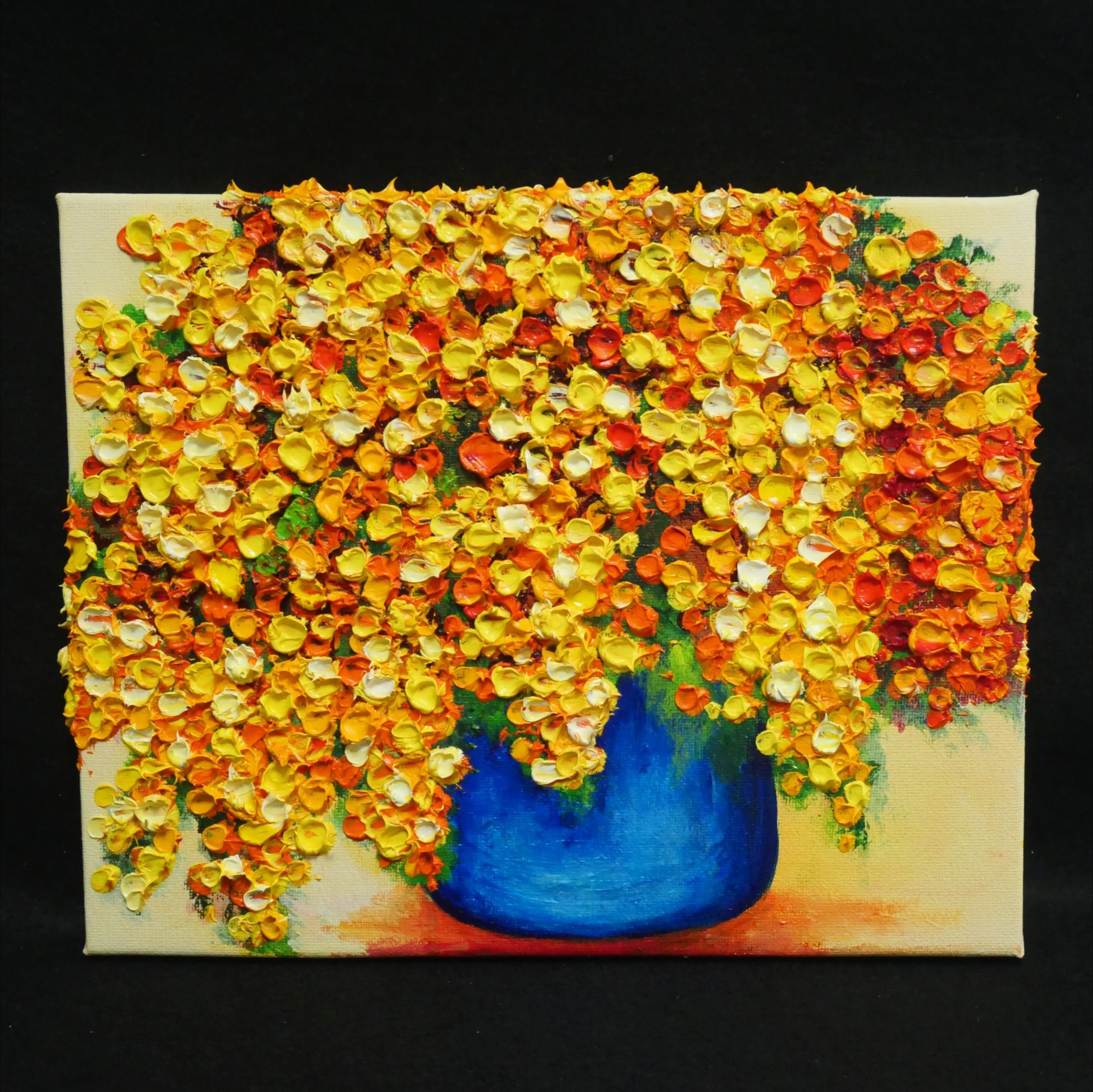 油絵 油彩 油彩画 絵 絵画 【ミモザのトンネル】 【公式通販】