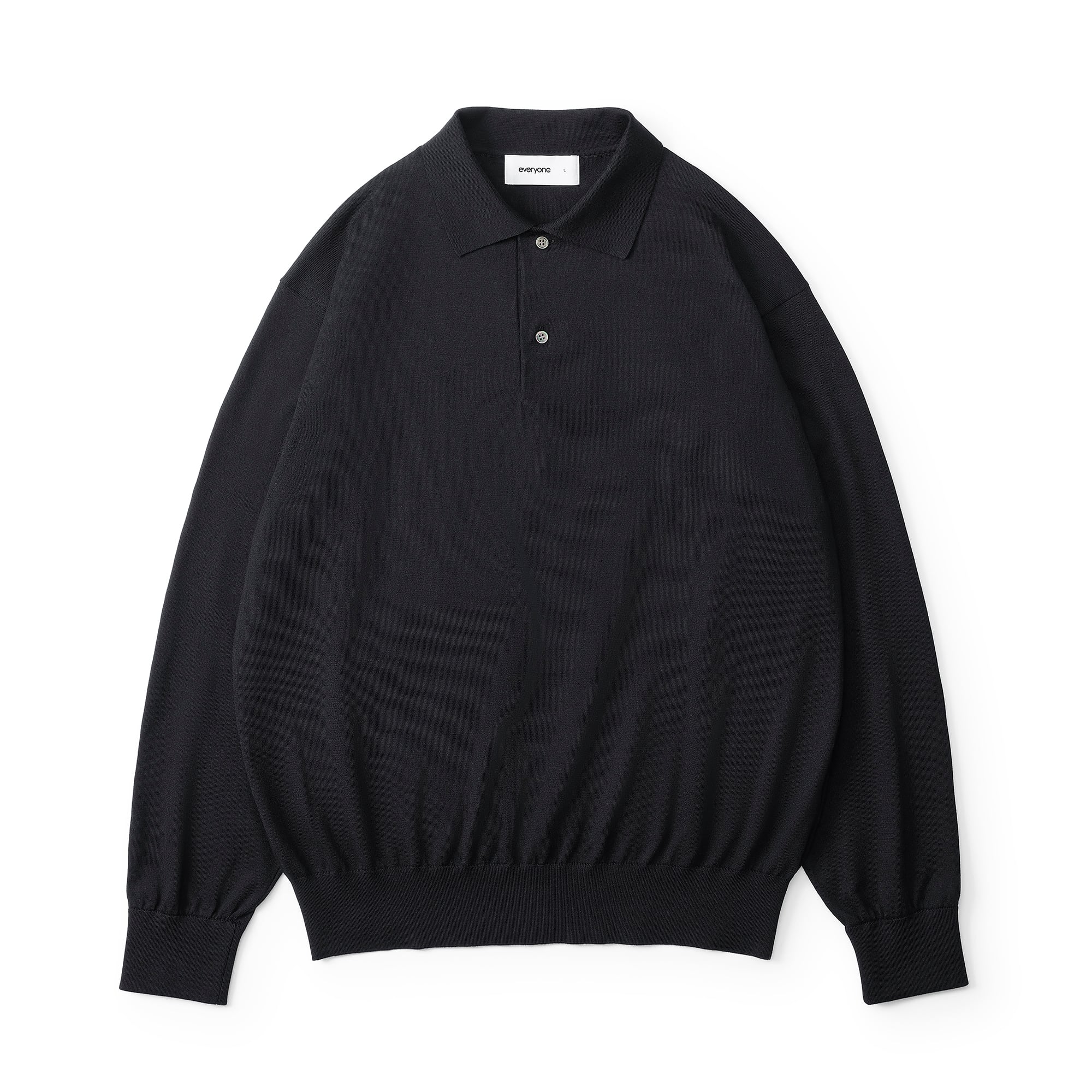 everyone half zip rib knit sweater (NAVY) | everyone