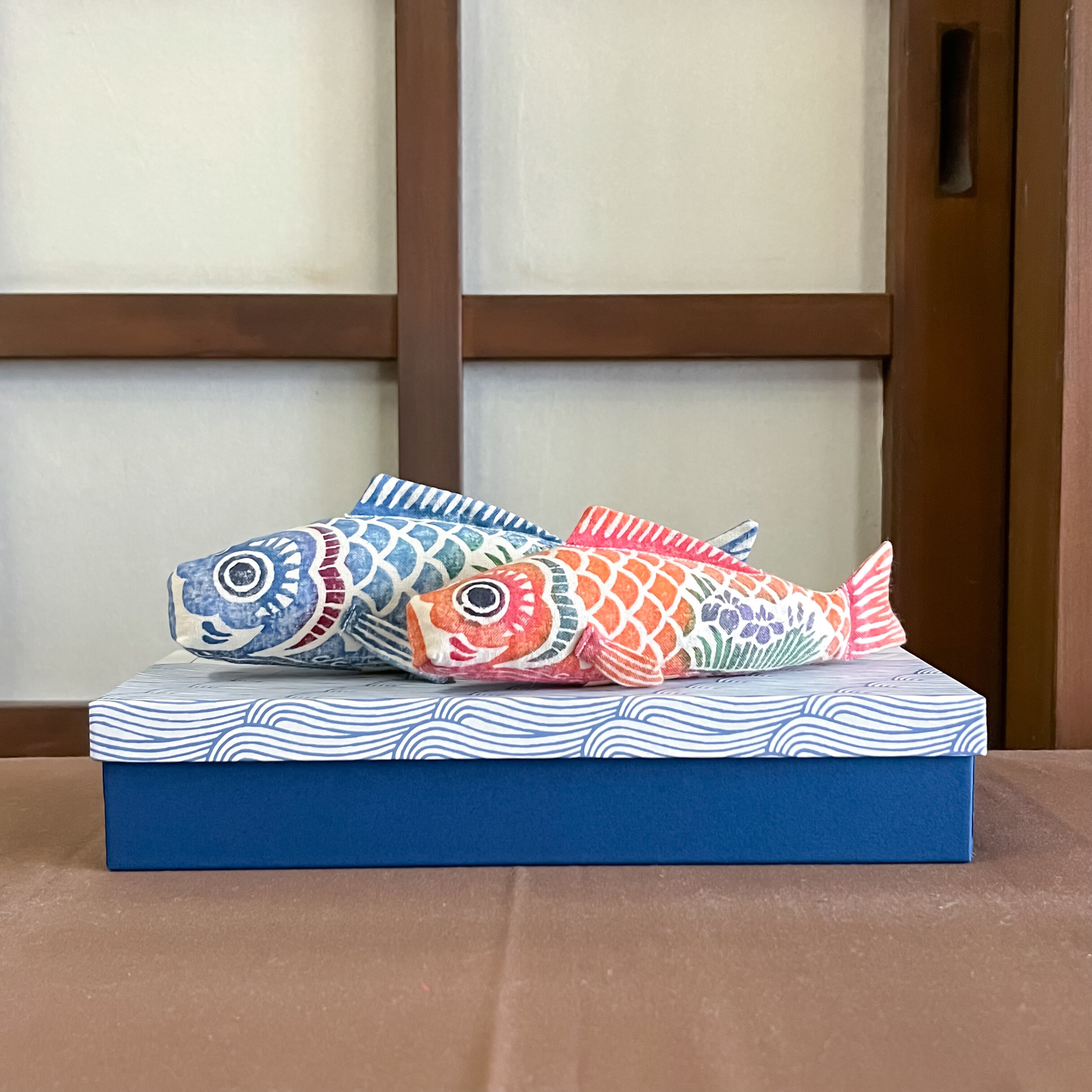 鯉のぼり セット 木版手染めぬいぐるみ | 真工藝 （真工芸）