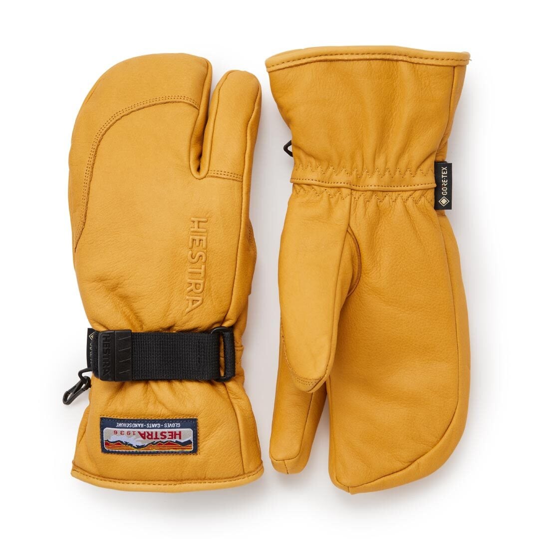 HESTRA 『 3-Finger GTX Full Leather 』 スノーボード グローブ