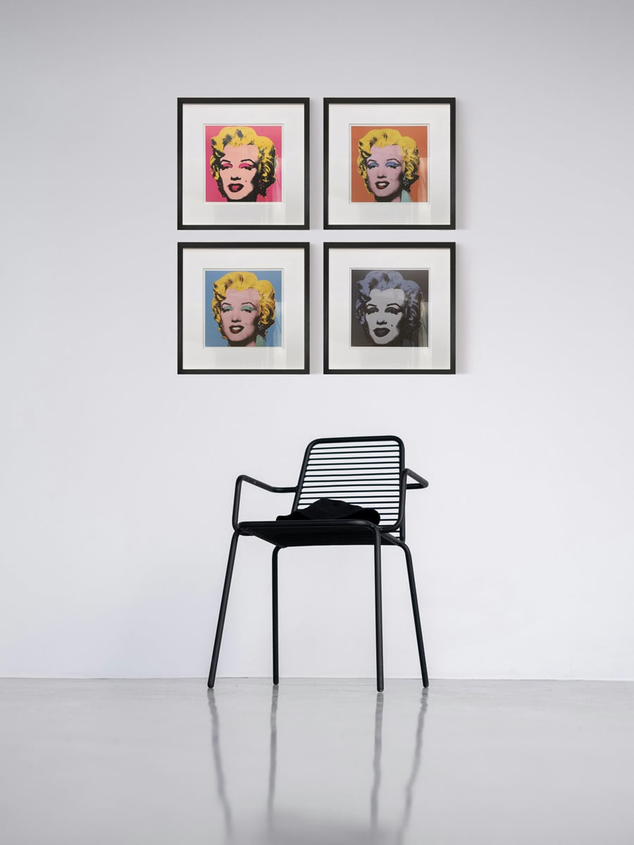 額縁付き] アンディ・ウォーホル「Marilyn Monroe,1967(black