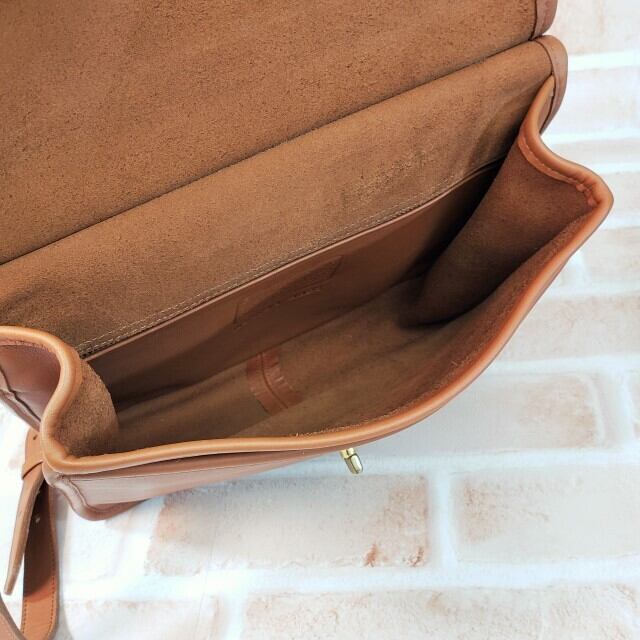 美品 オールドコーチ ☆USA製 ウィリス ターンロック レザー 2WAY