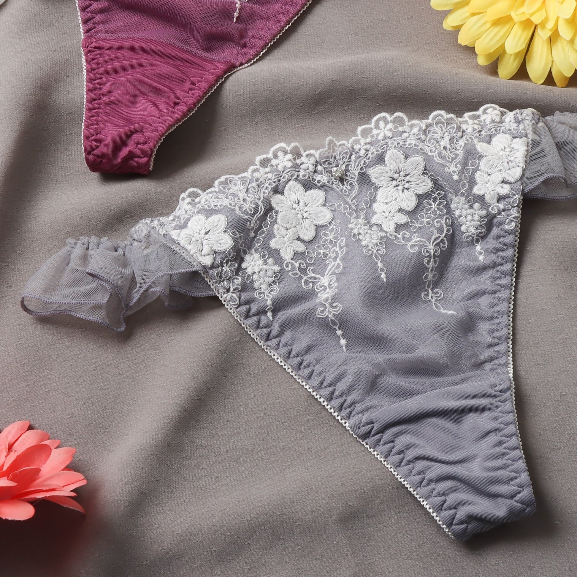 ラスト1点☆グレー】 ニュアンスカラーTバックショーツ | Palissee