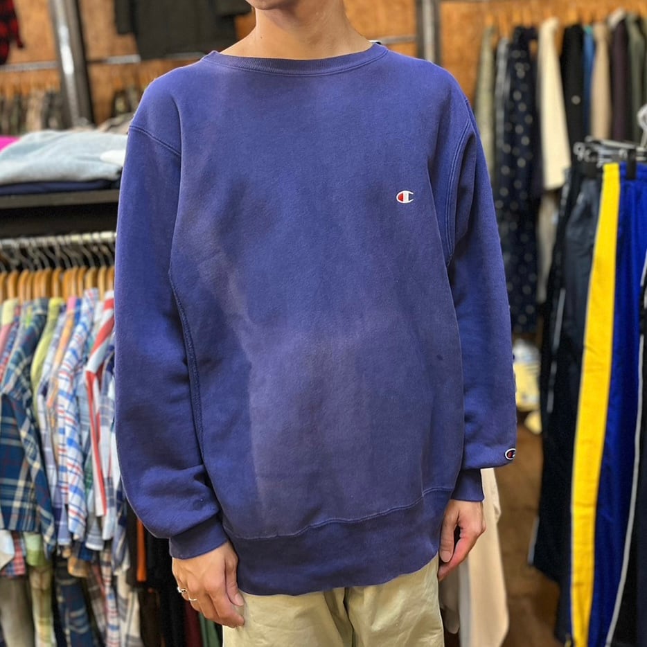 90's Champion リバースウィーブスウェット ナス紺 USA製 | 古着屋