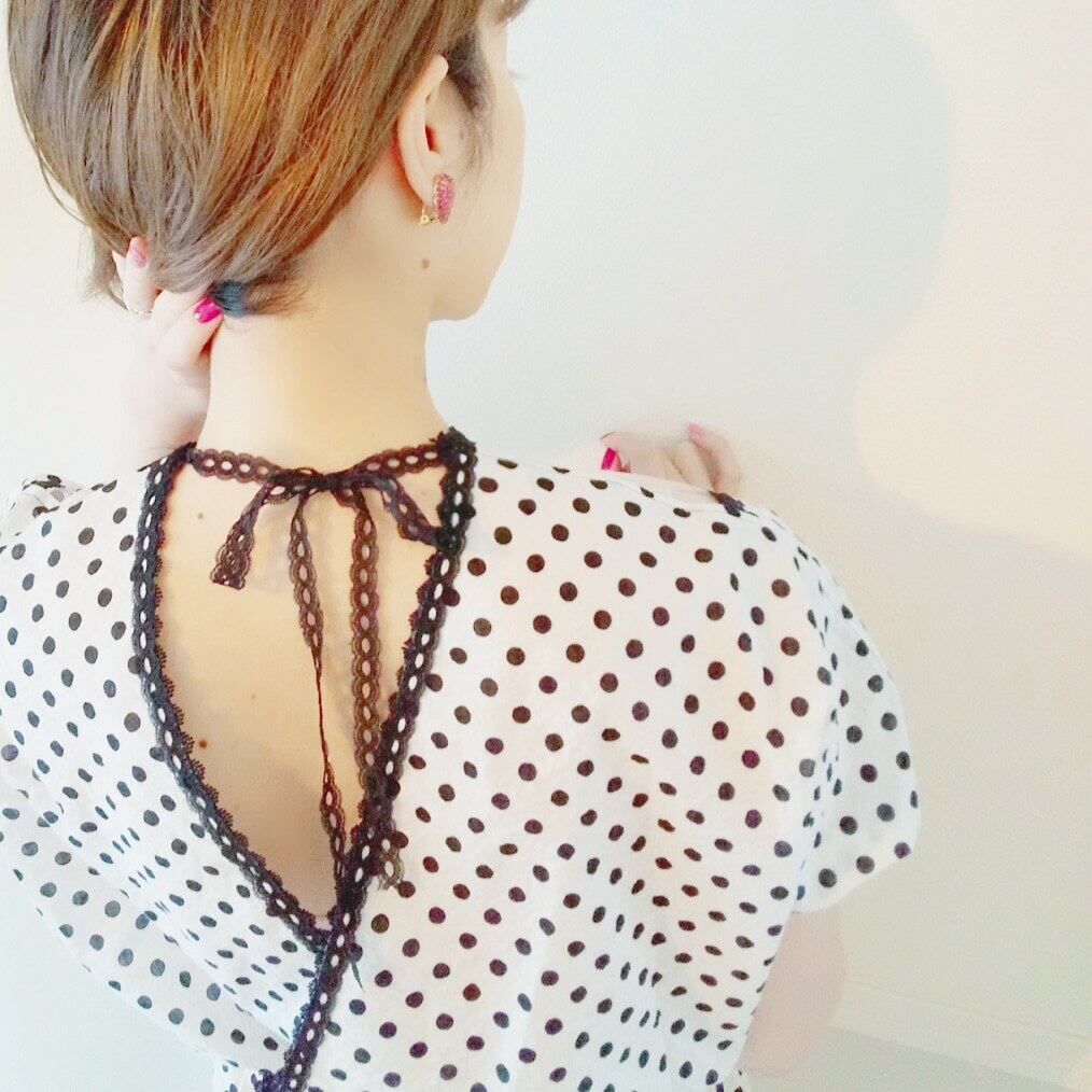 即発送】Polka dot salopette -ポルカドットサロペット- | Lily