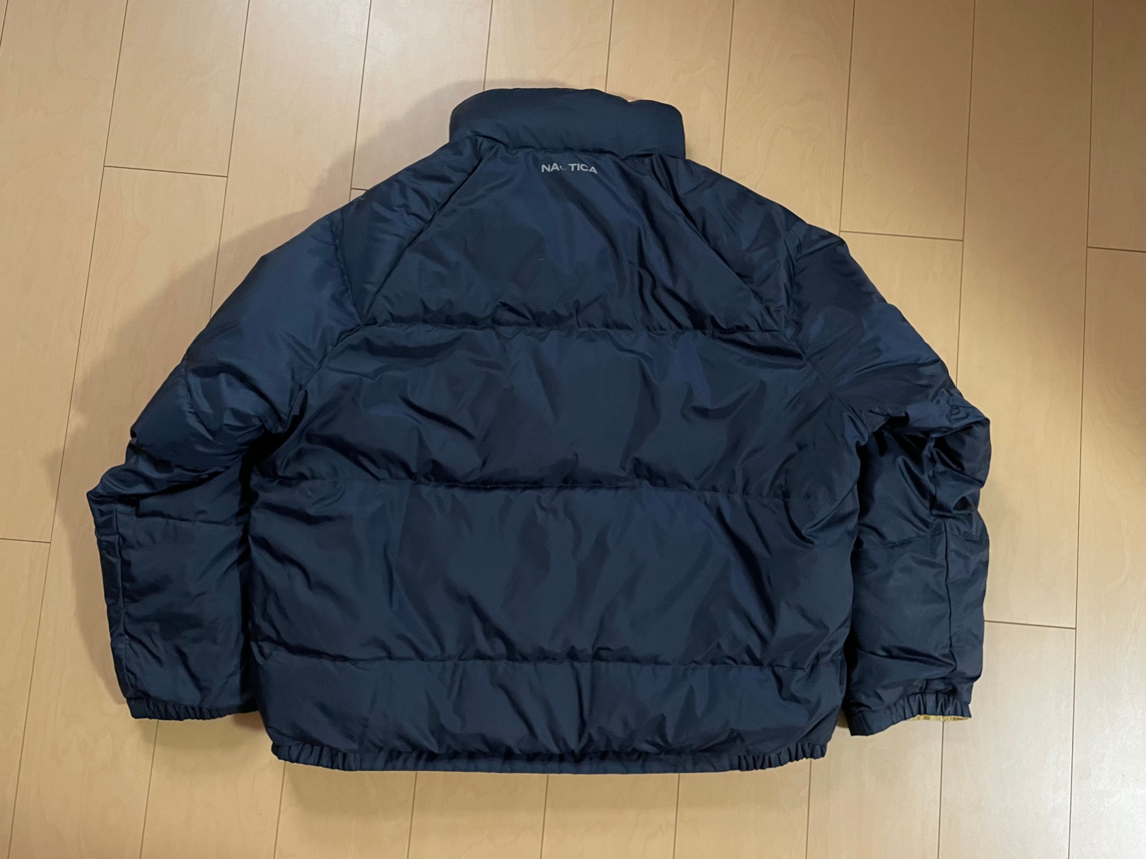 NAUTICA ノーティカ ダウンジャケット リバーシブル XL 古着 90s