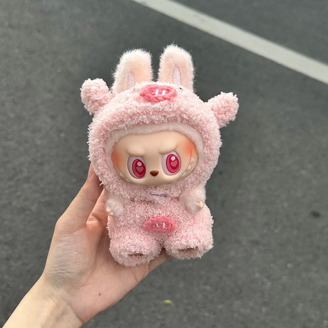 帽子+オールインワン】labubu 豚 動物コスチュームセット 立体 cosplay