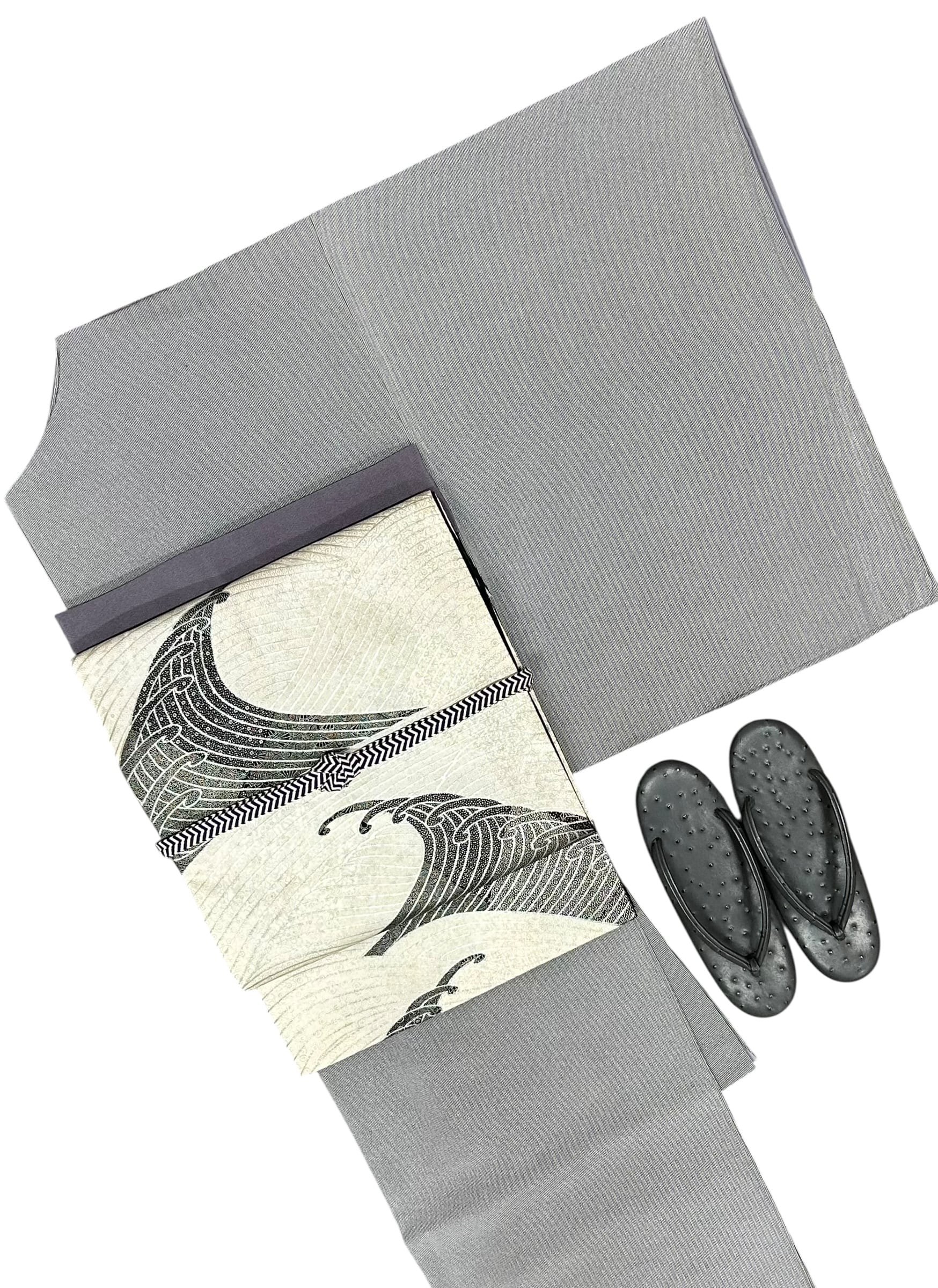 江戸小紋 万筋 モノトーン ガード加工済み 裄丈 67㎝ K5002 | 着物