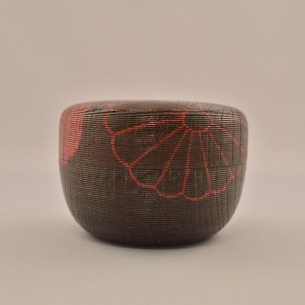 志】輪島塗名工師 和宗陽斉造 菊詰内梨地棗 茶道具 保証