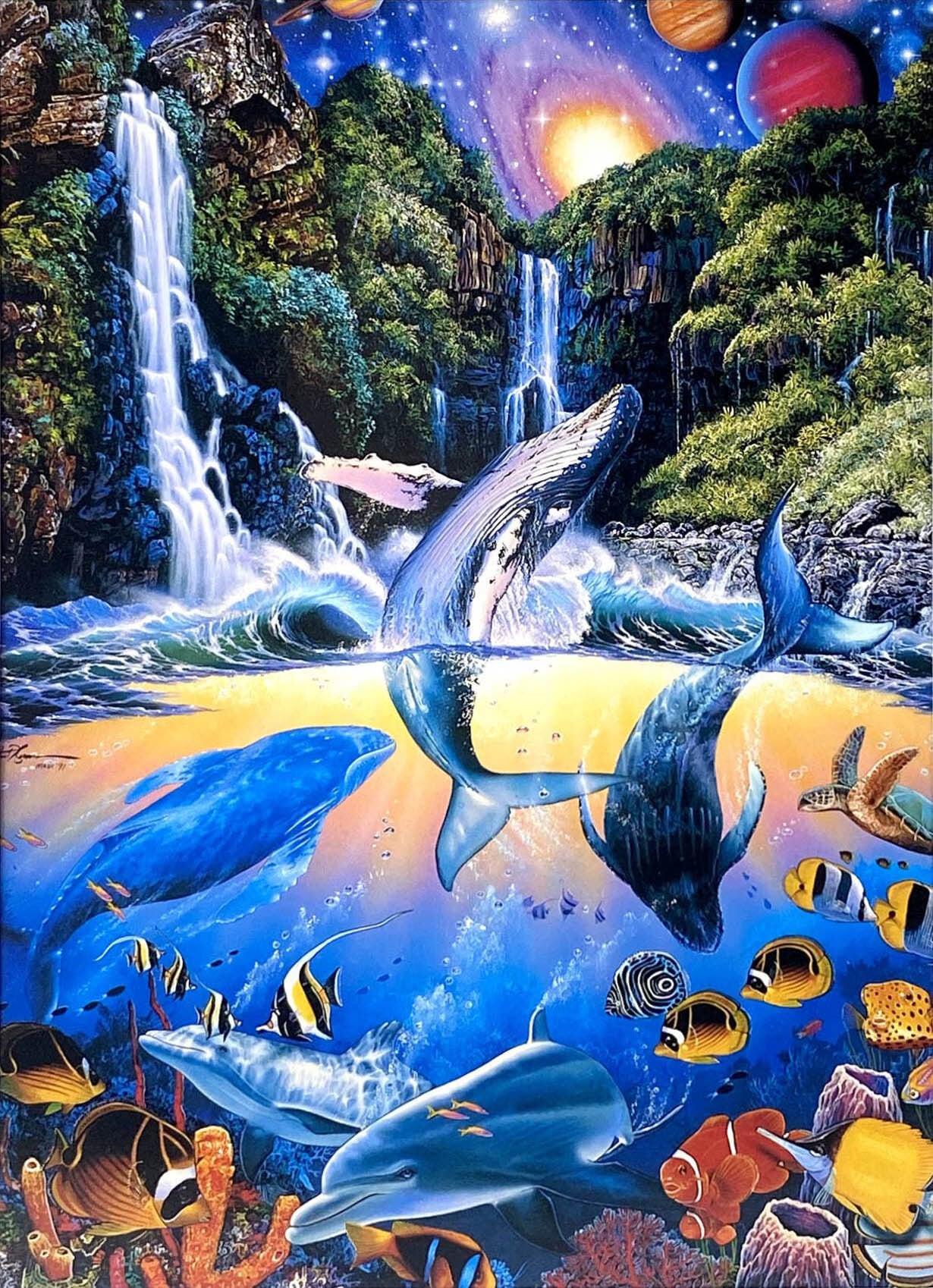 真作】 クリスチャン・ラッセン 絵画 クリスチャンラッセン 絵画