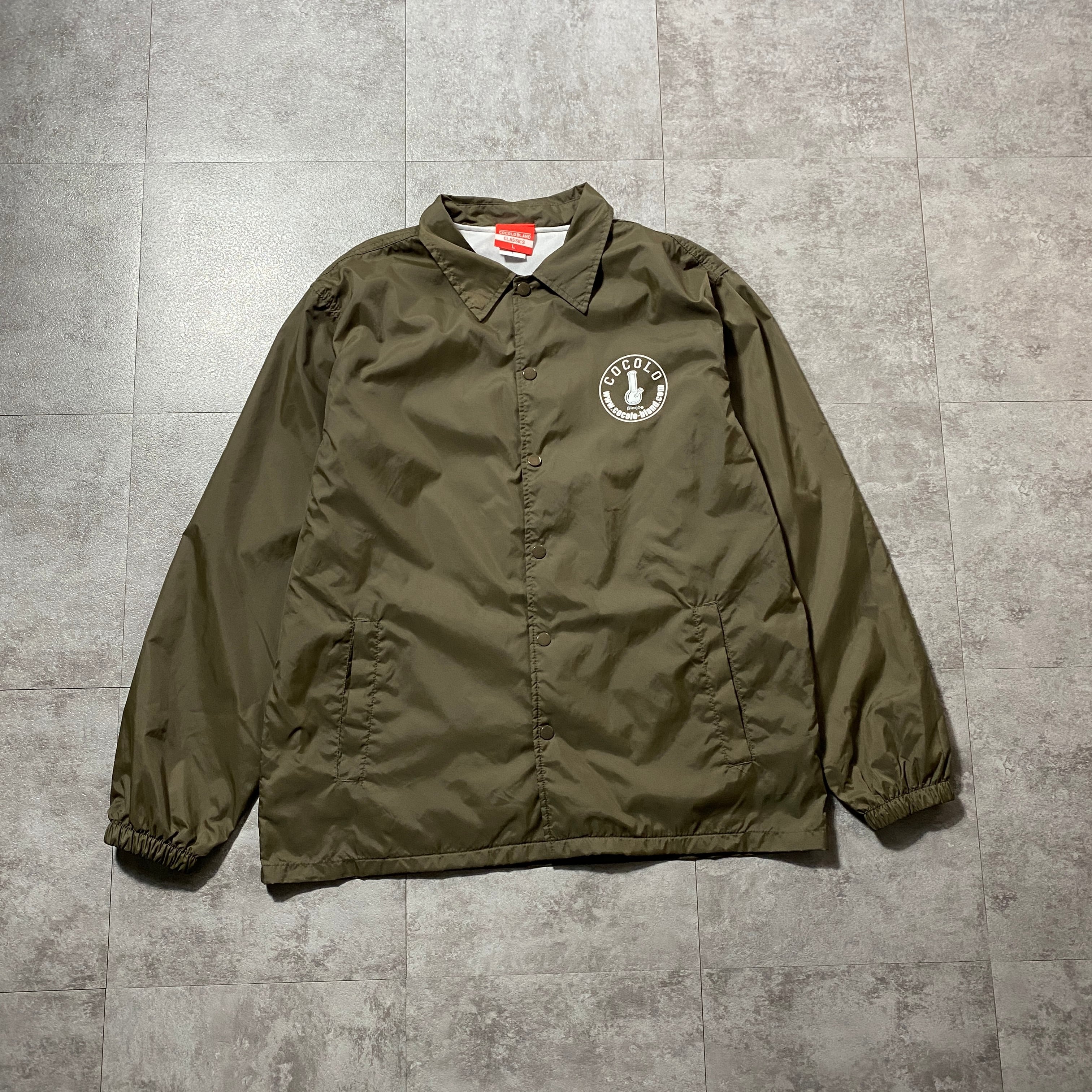 COCOLO BLAND ココロブランド バックプリント ナイロン コーチ