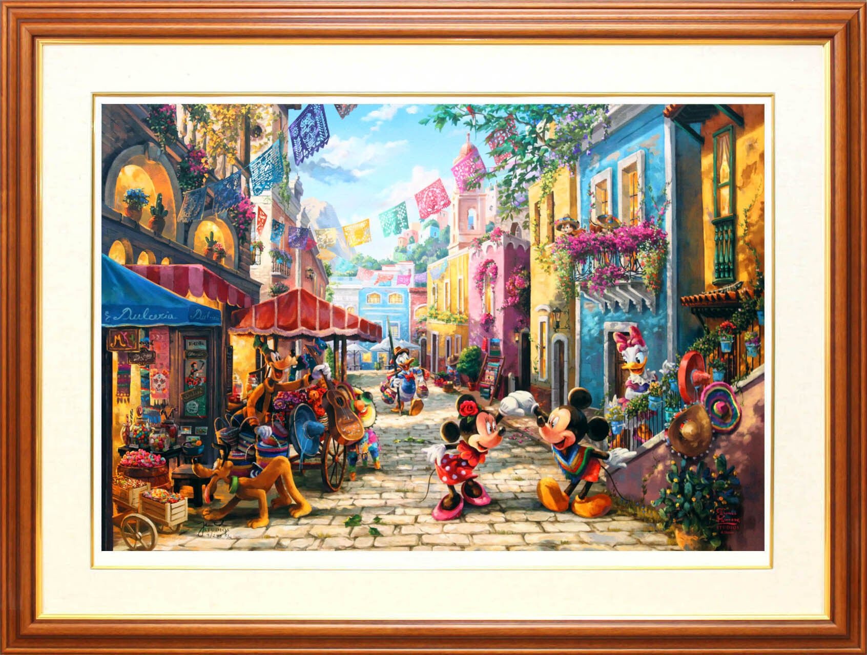 ディズニー絵画 トーマス キンケード ミッキー＆ミニー/イン メキシコ