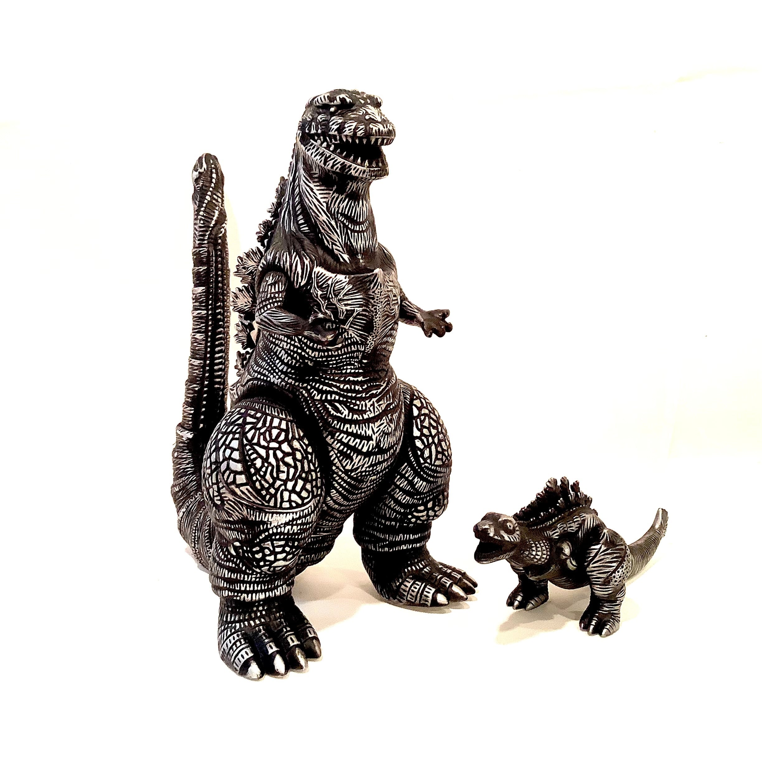 マルサンゴジラ350 第四形態 シンゴジラ paint by Yoshizaka Takashi