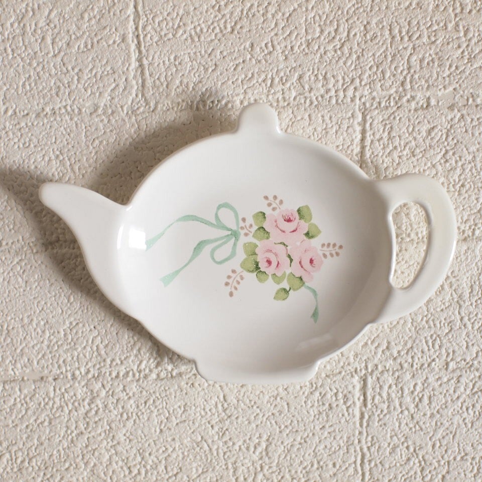 イマン エマ ホーロー ティーバッグトレイ ミニトレイ アンティーク調