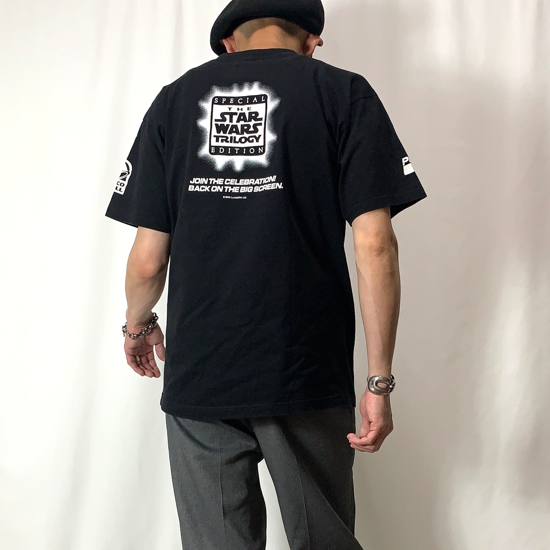 vintage 90s Darth Vader STAR WARS print T-shirt MOVIE PEPSI TACO