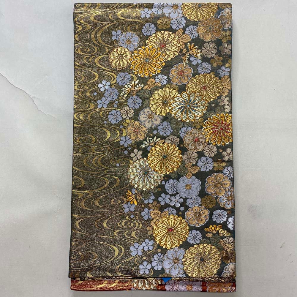 振袖用袋帯 訳あり 成人式 帯 袋帯 中古 リサイクル 礼装 振袖 正絹