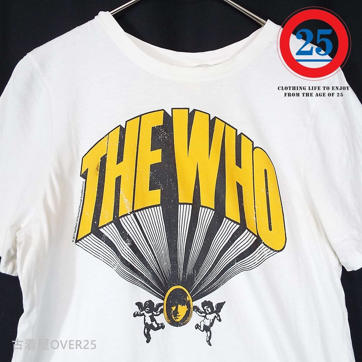 肩幅39cm】【復刻版ロックTシャツ】 THE WHO H＆M ザ・フー ロックT