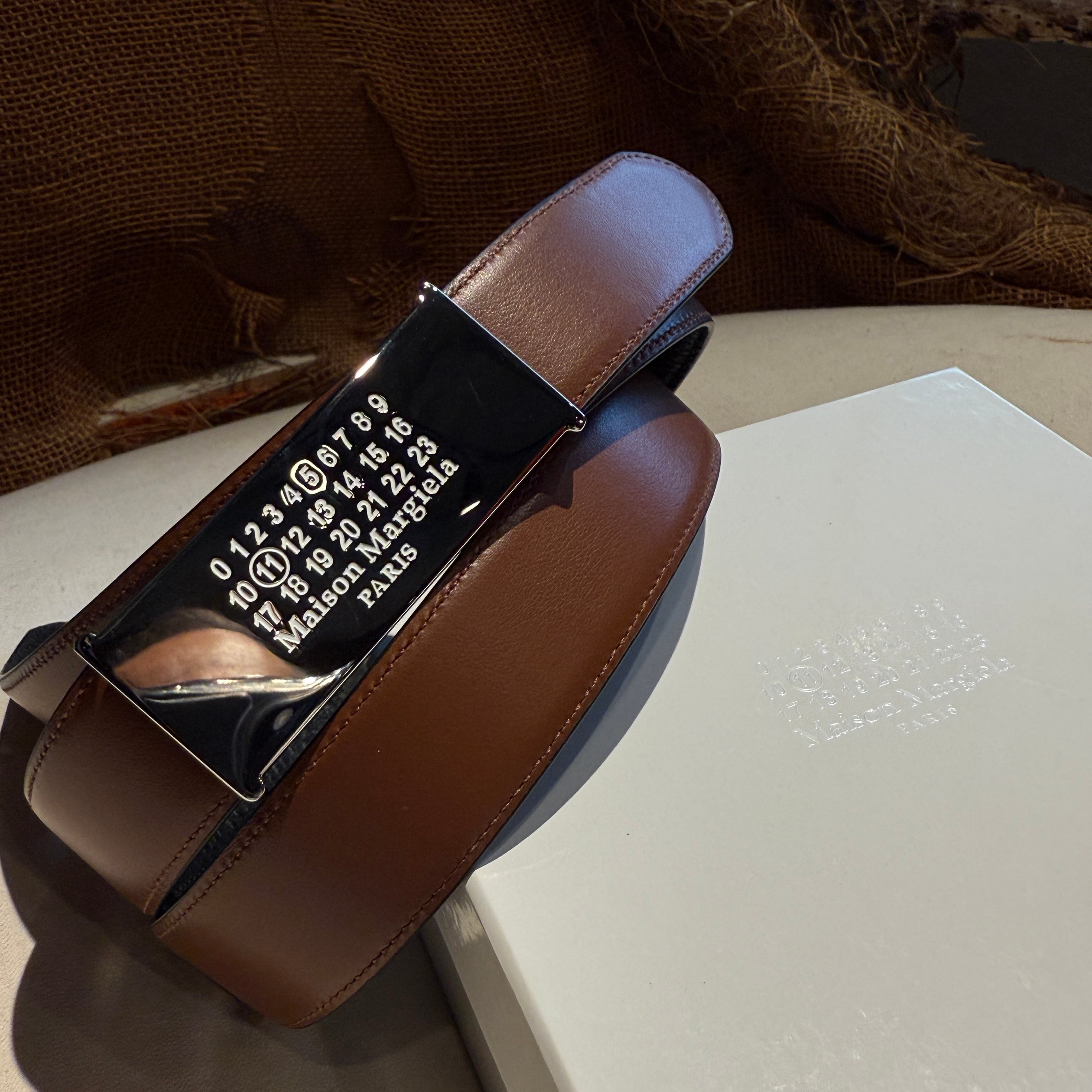 Maison Margiela【メゾン マルジェラ 】リバーシブルロゴバックル