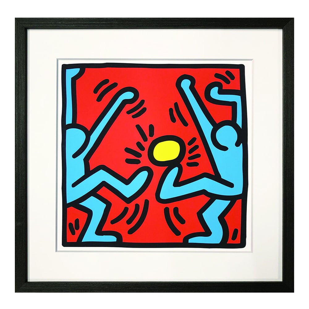 額縁付き] キース・ヘリング「Untitled」アートポスター ストリート