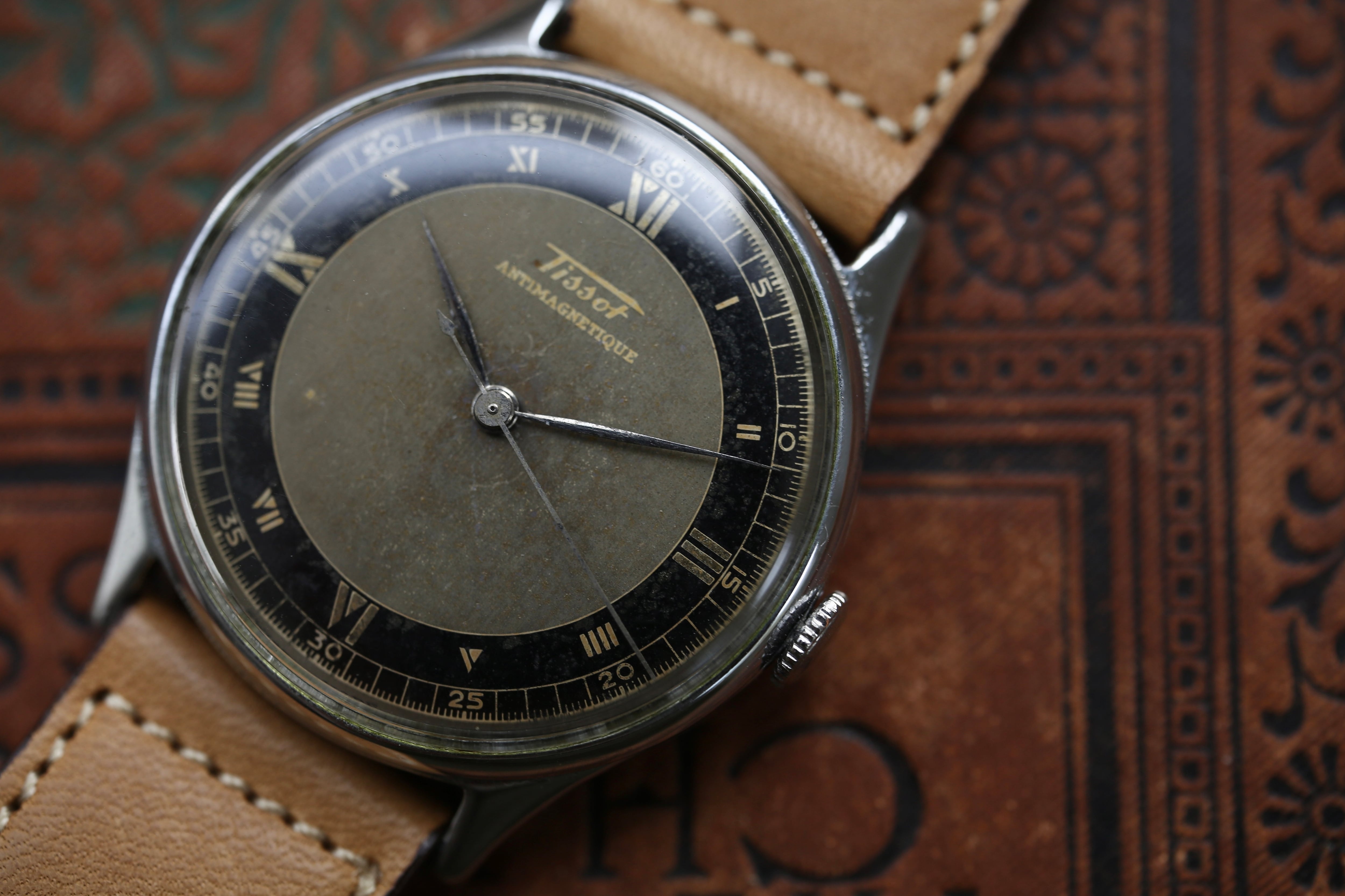 TISSOT】1940年代製 ティソ アンティマグネティーク ローマン