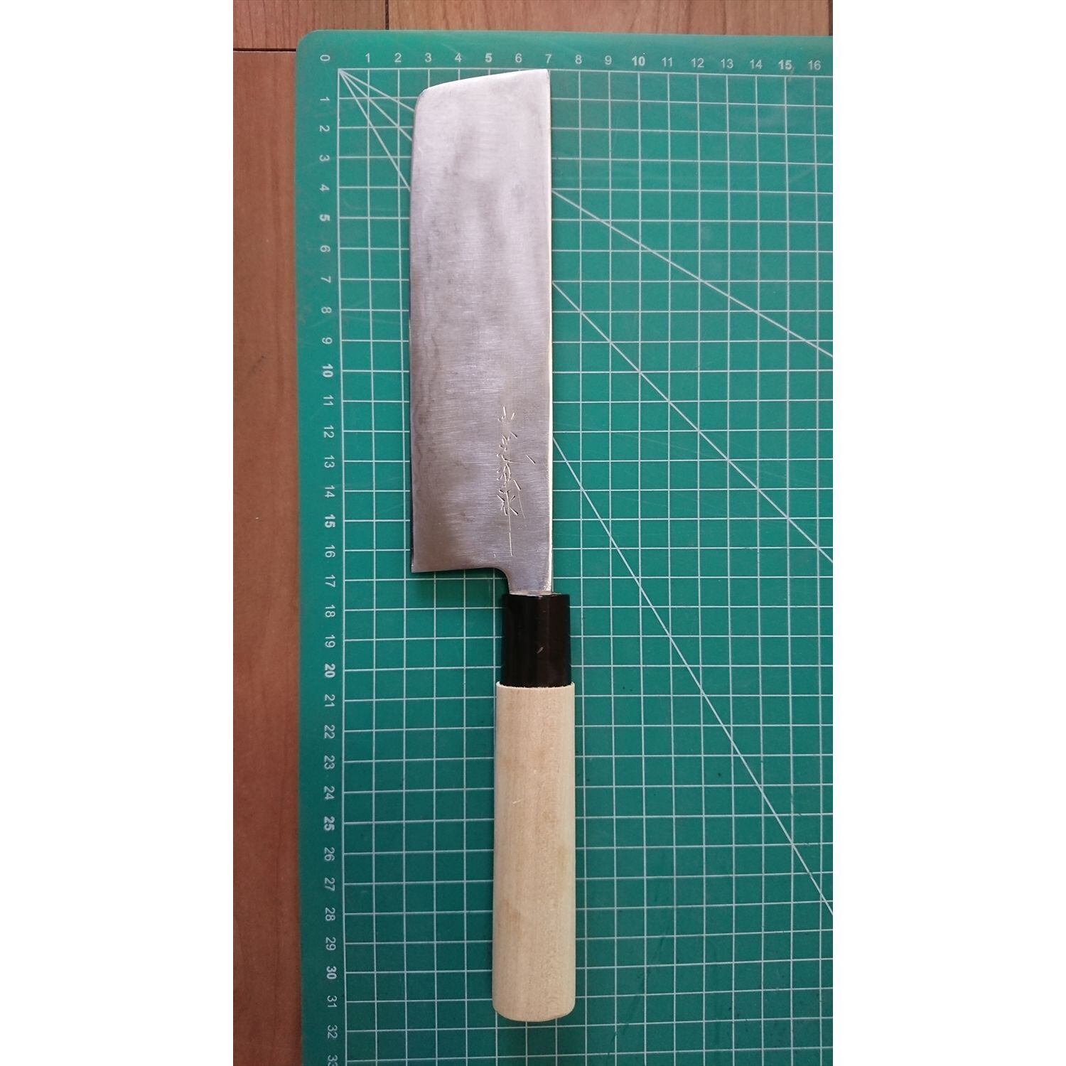 貴重 家弘光作 艶消し仕上げ菜切り包丁12本 貴重品 家弘光作 消し菜