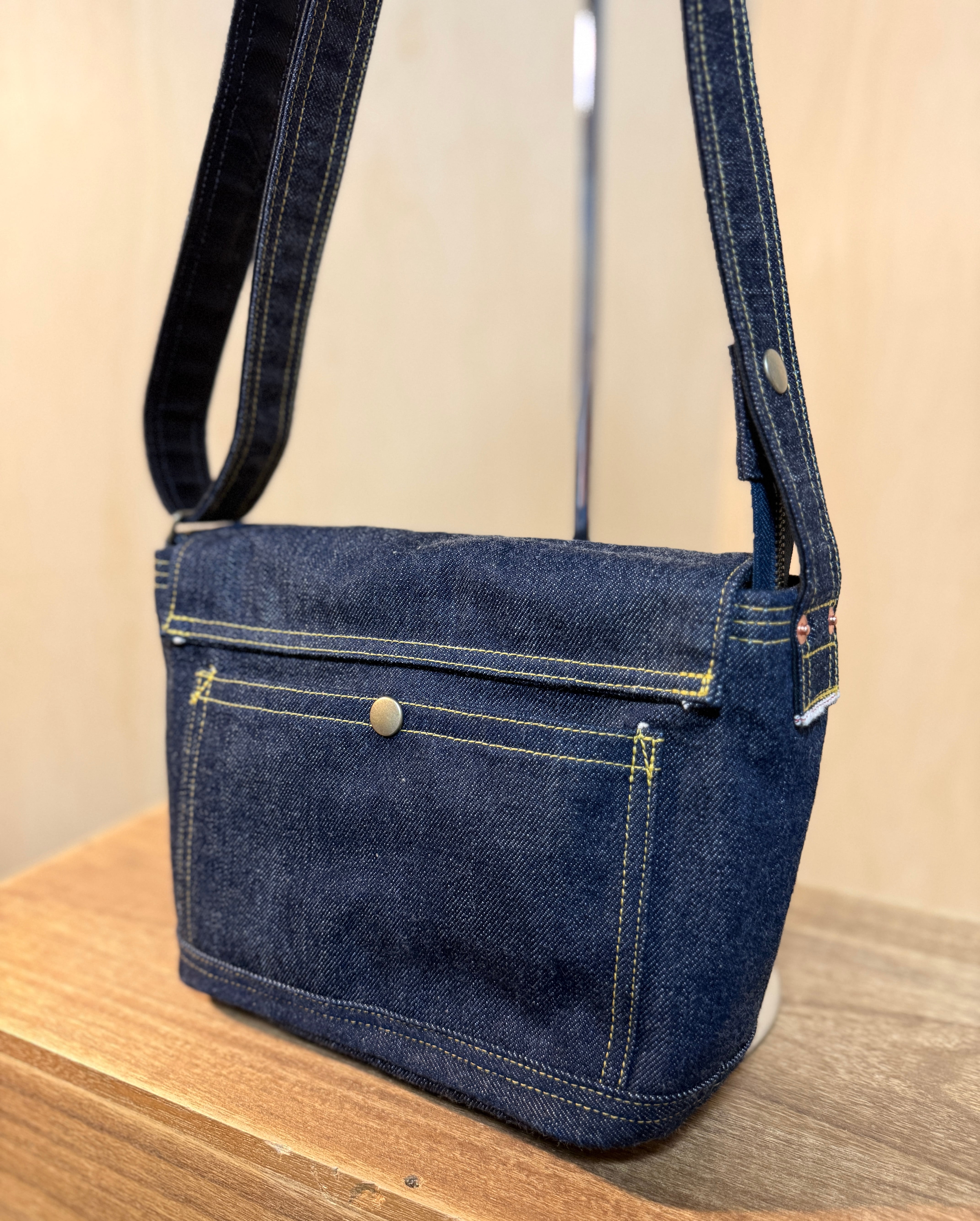 メッセンジャーバッグ 【デニムバッグ 岡山デニム ショルダーバッグ