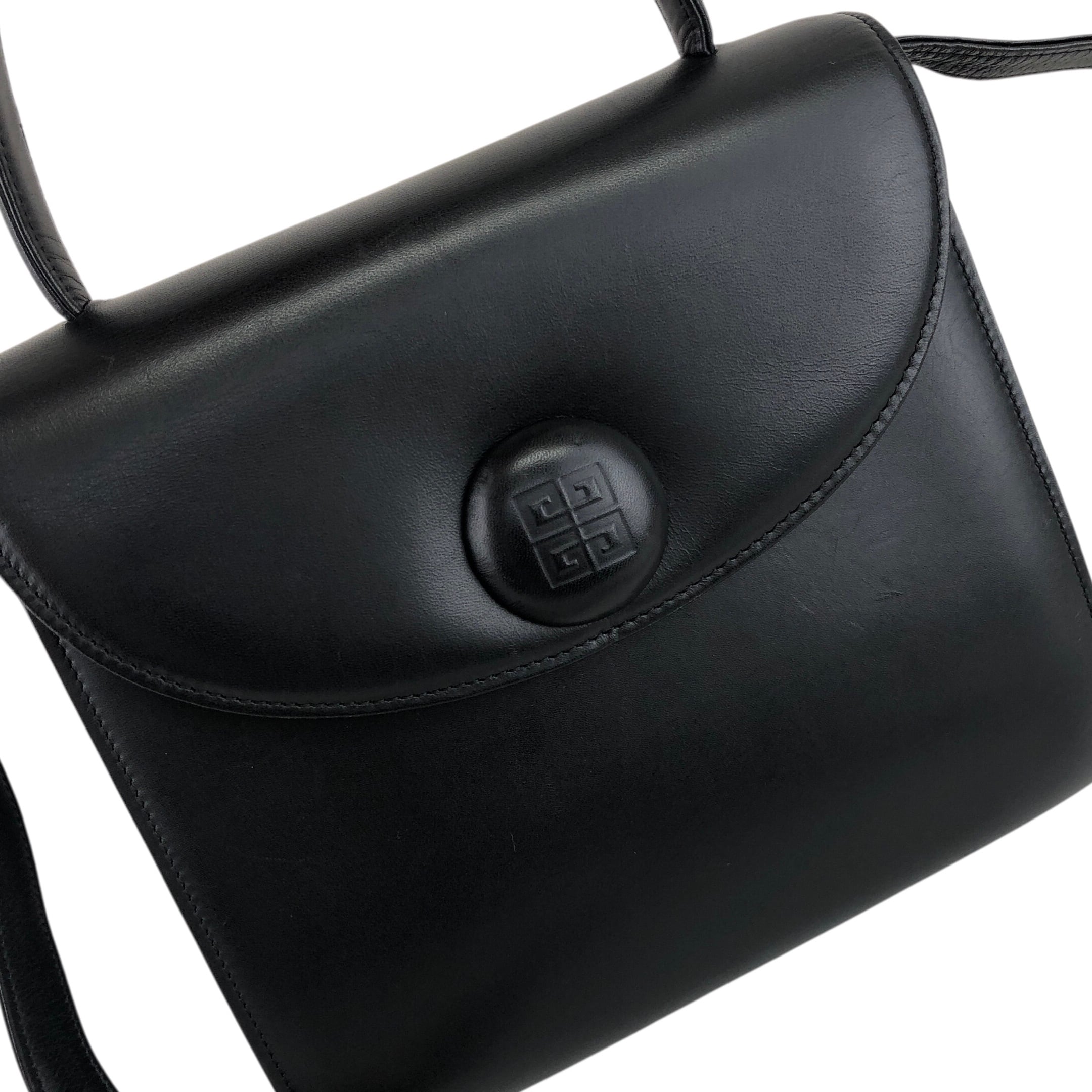 GIVENCHY ジバンシィ ショルダーバッグ ブラック ロゴ レザー 2way