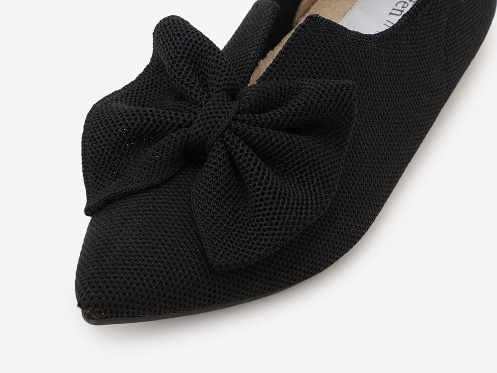 pointed-BUTTFEE / BLACK | Offen