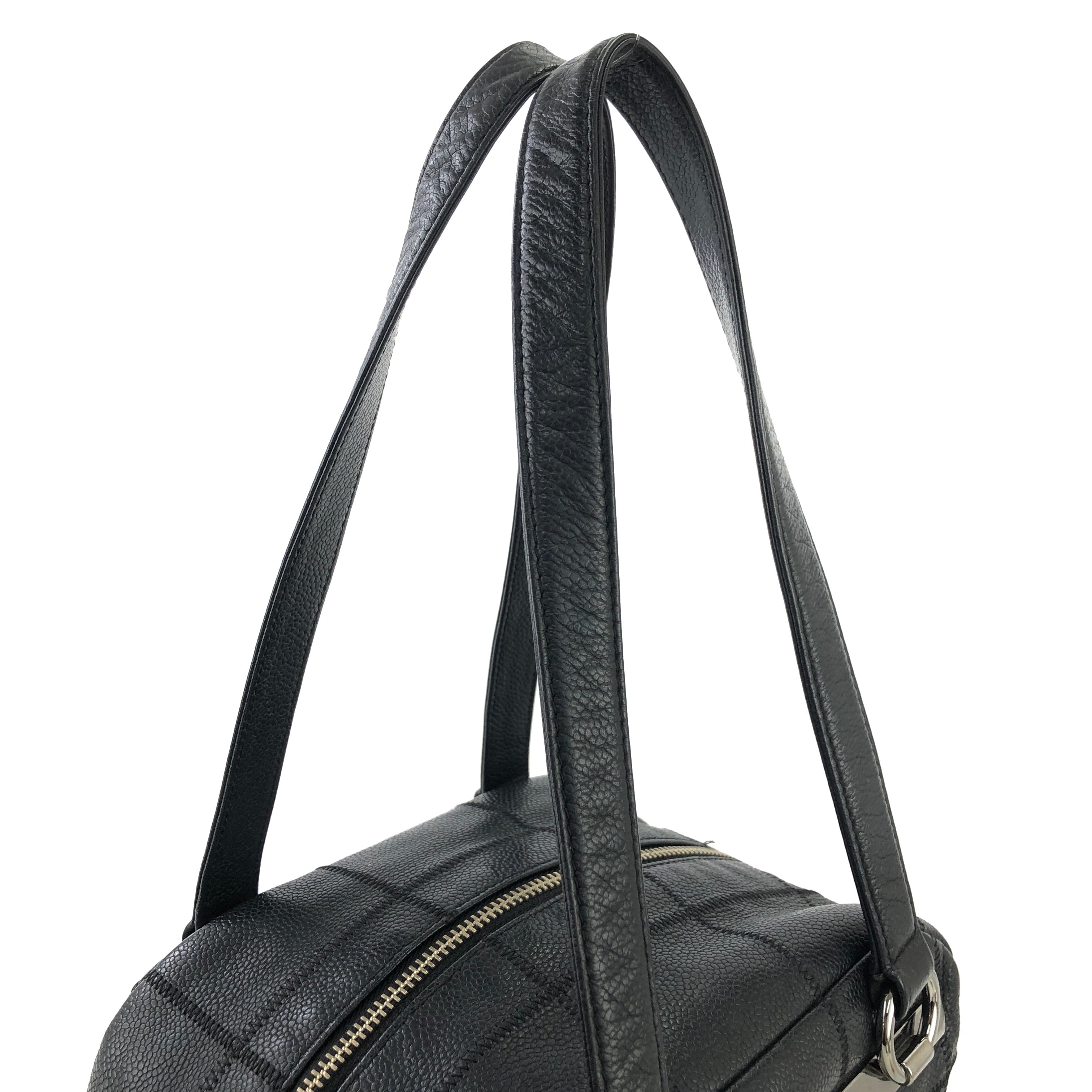 CHANEL シャネル チョコバー レザー ミニボストン ショルダーバッグ