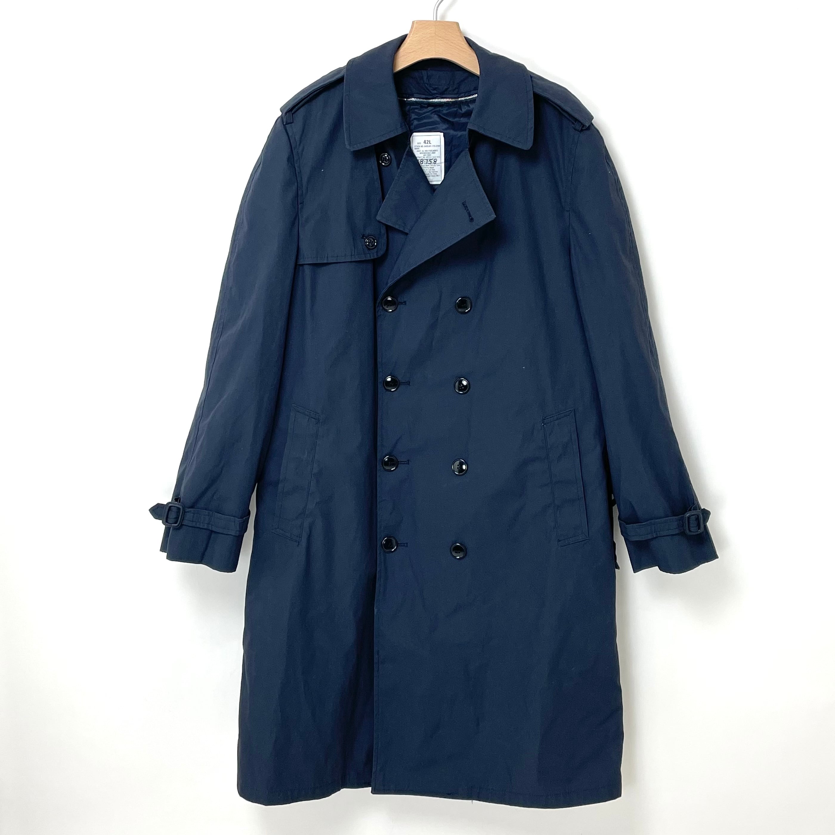 アメリカ空軍 U.S.A.F. ネイビー トレンチコート ライナー付 サイズ
