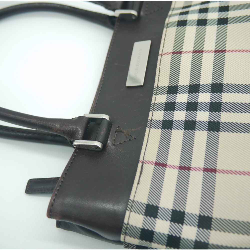 BURBERRY バーバリー ノバチェック柄 ハンドバッグ ミニトートバッグ