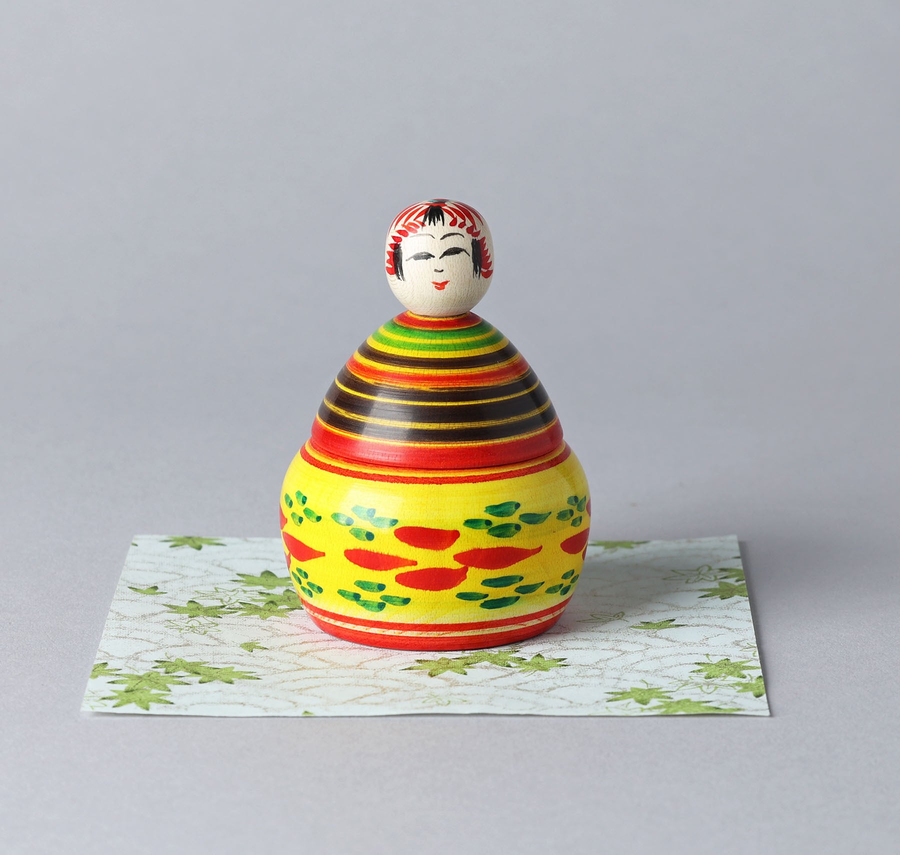 蓋付きえじここけし | 佐藤忠雄工人 | Gallery・Shin