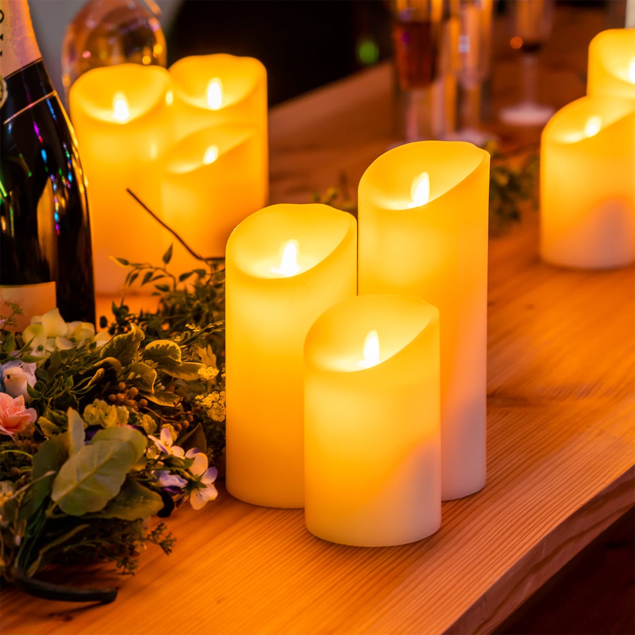 ルミナラLEDキャンドルセット【レンタル / 往復送料・保証金￥11,000