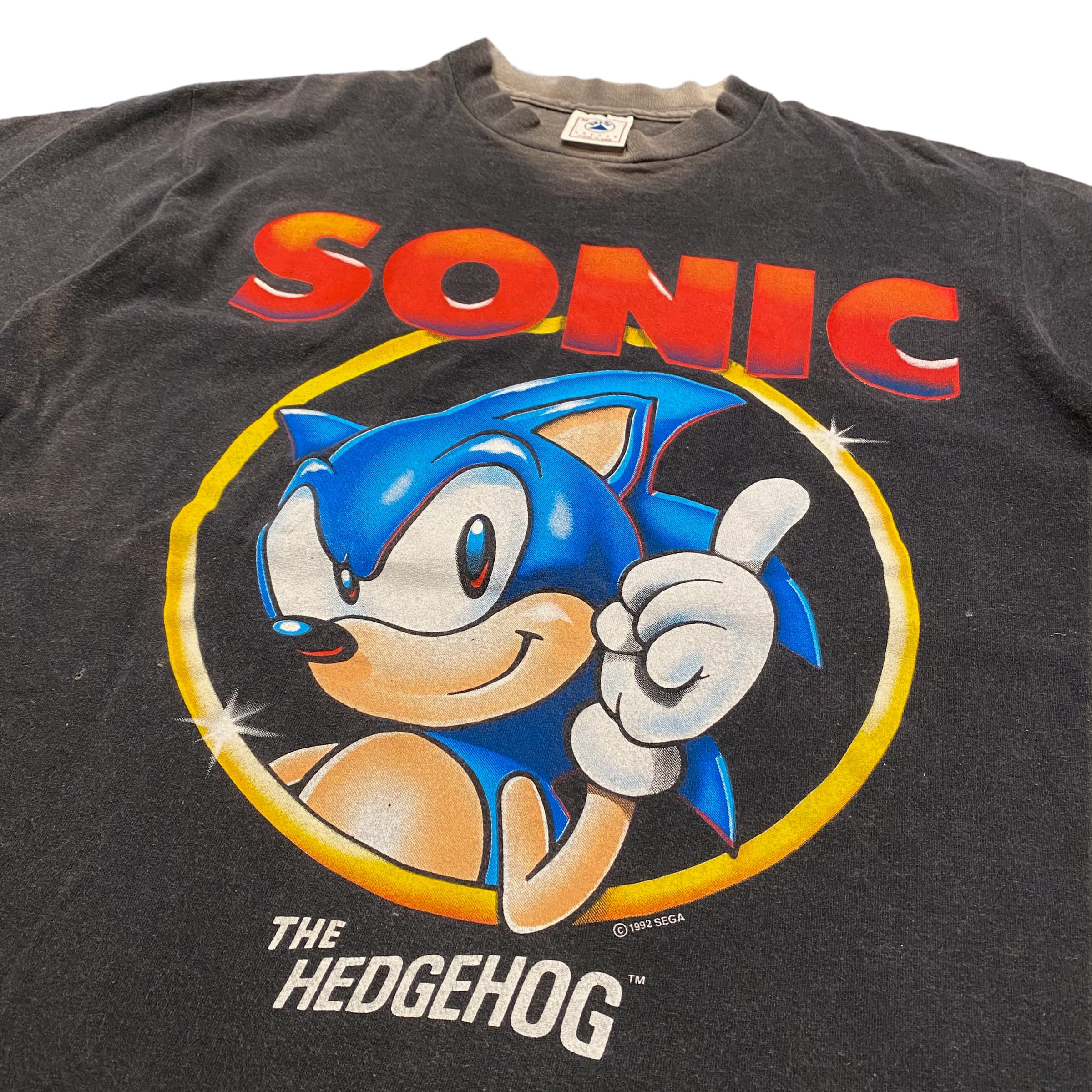 90's USA製 SONIC THE HEDGEHOG Printed T-Shirt M / ソニック Tシャツ