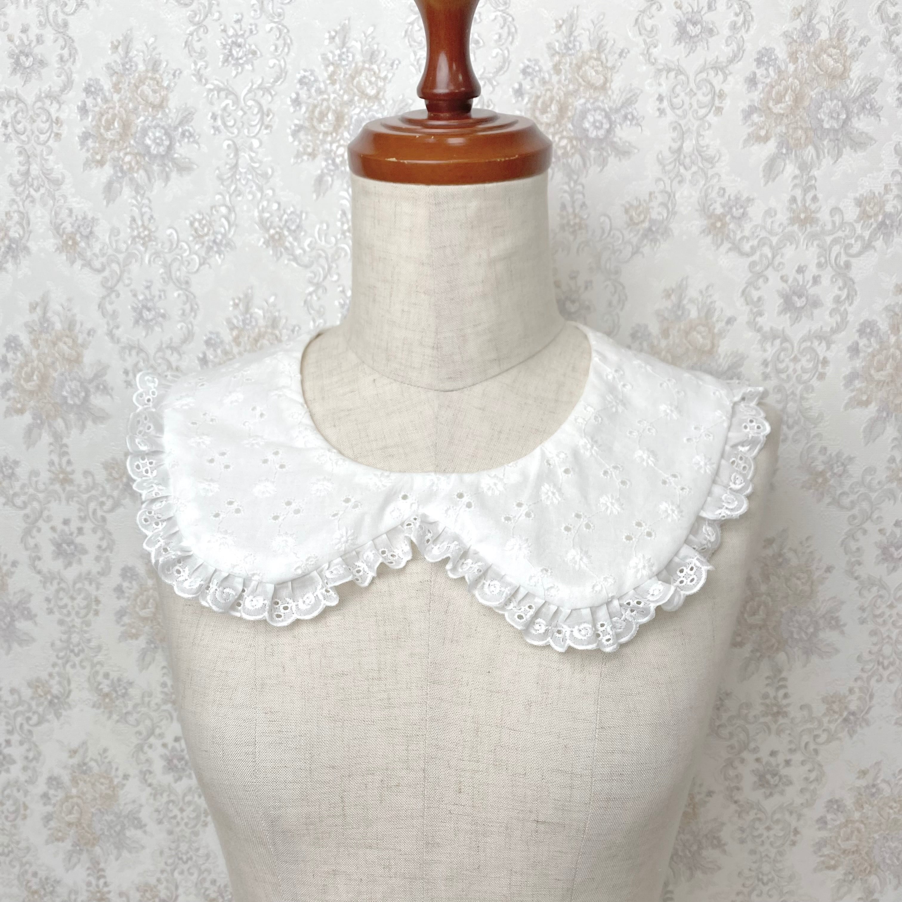 ビスクドールレースつけ襟（ヘッドドレス2way） | HirokoTokumine