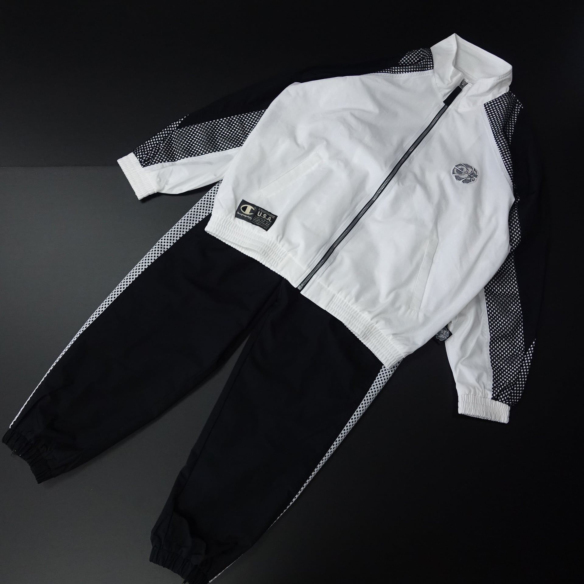 90s Vintage Champion チャンピオン ナイロンジャケット&パンツ