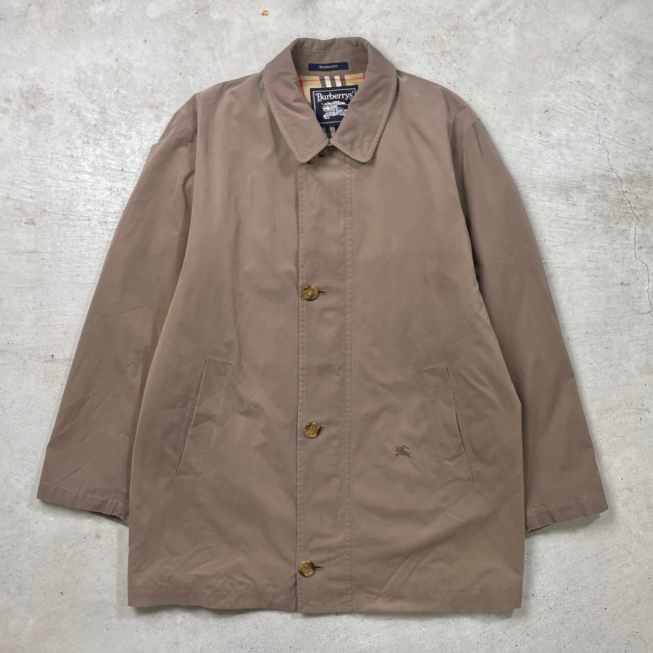90年代 BURBERRY spain sa バーバリー ピーチスキン ハーフコート
