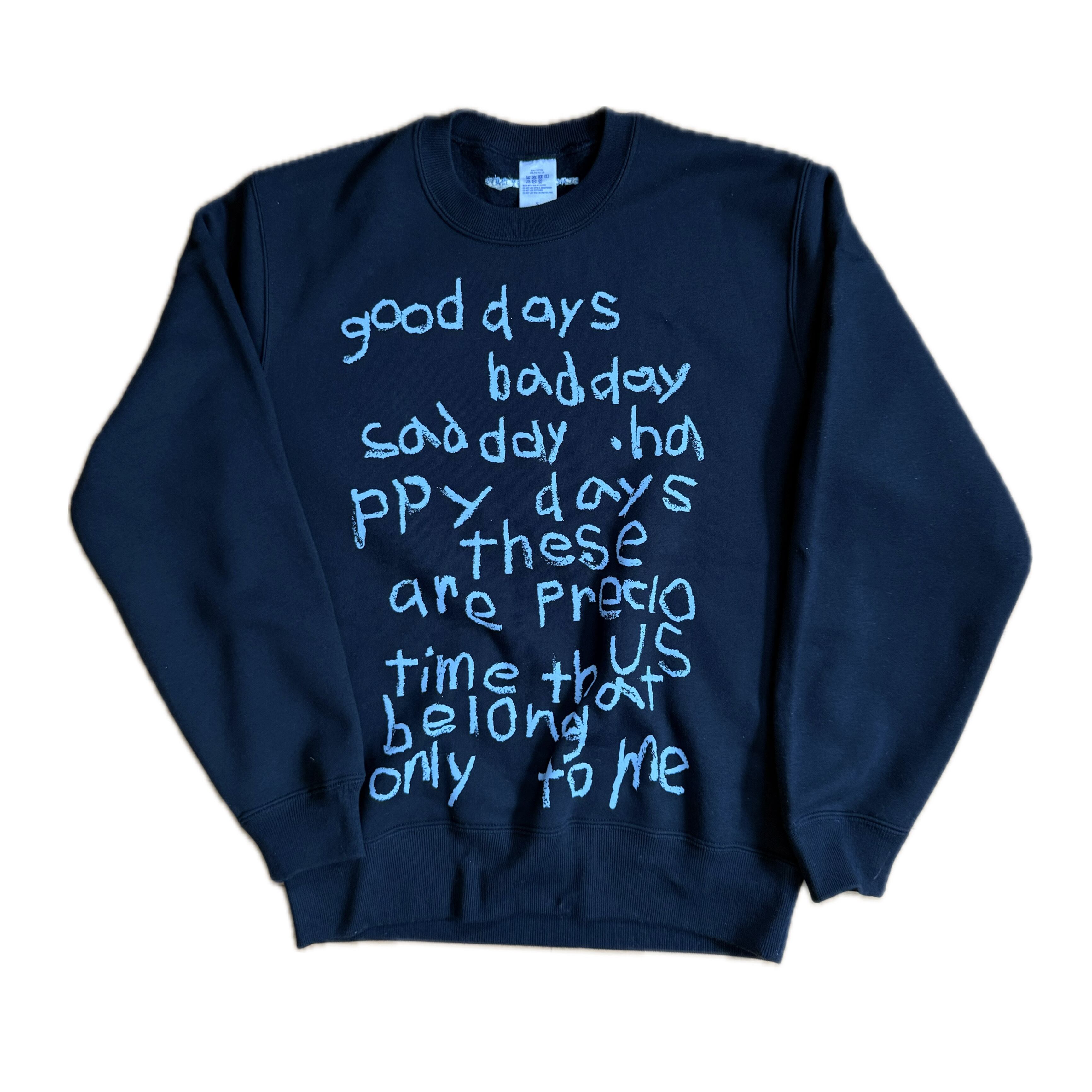 ECHOES OF MY DAYS SWEAT : NAVY | CONVENIENCE YOUNG