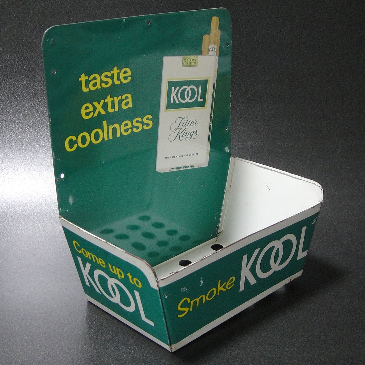 送料無料】60'sクールタバコ ストア広告ヴィンテージマッチホルダー