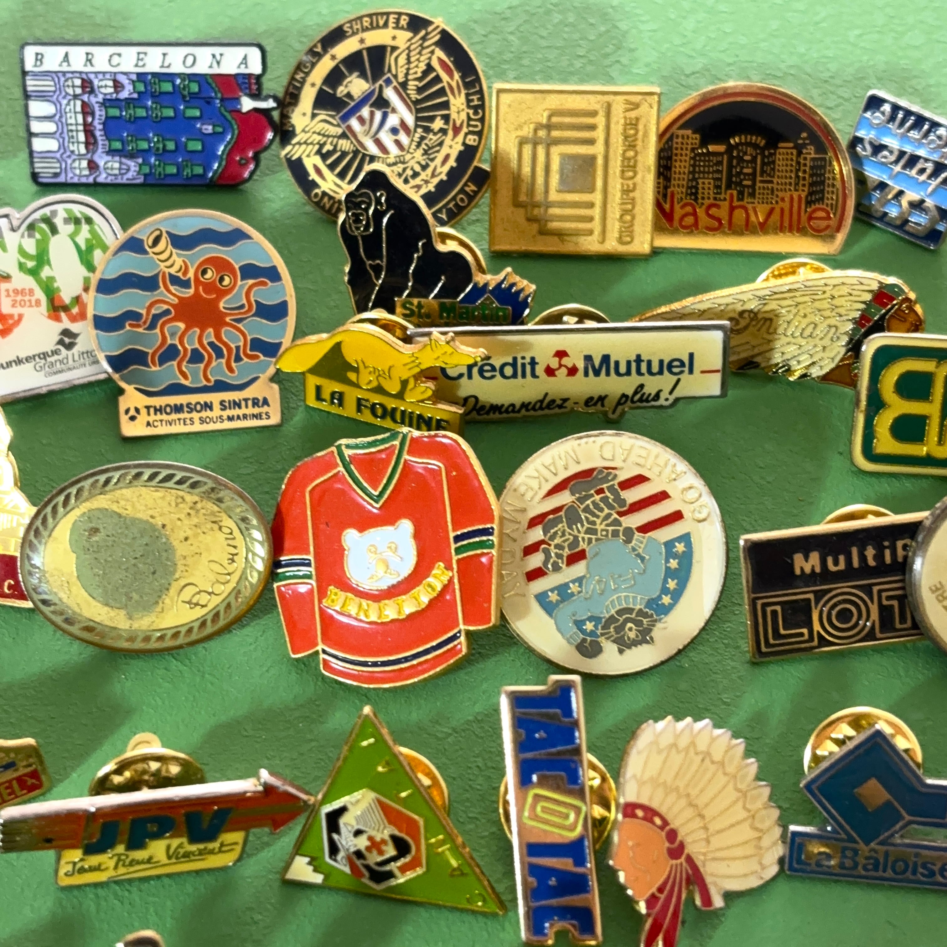 50個 フランス雑貨 ヴィンテージ ピンバッジ ピンズ France pins Pin