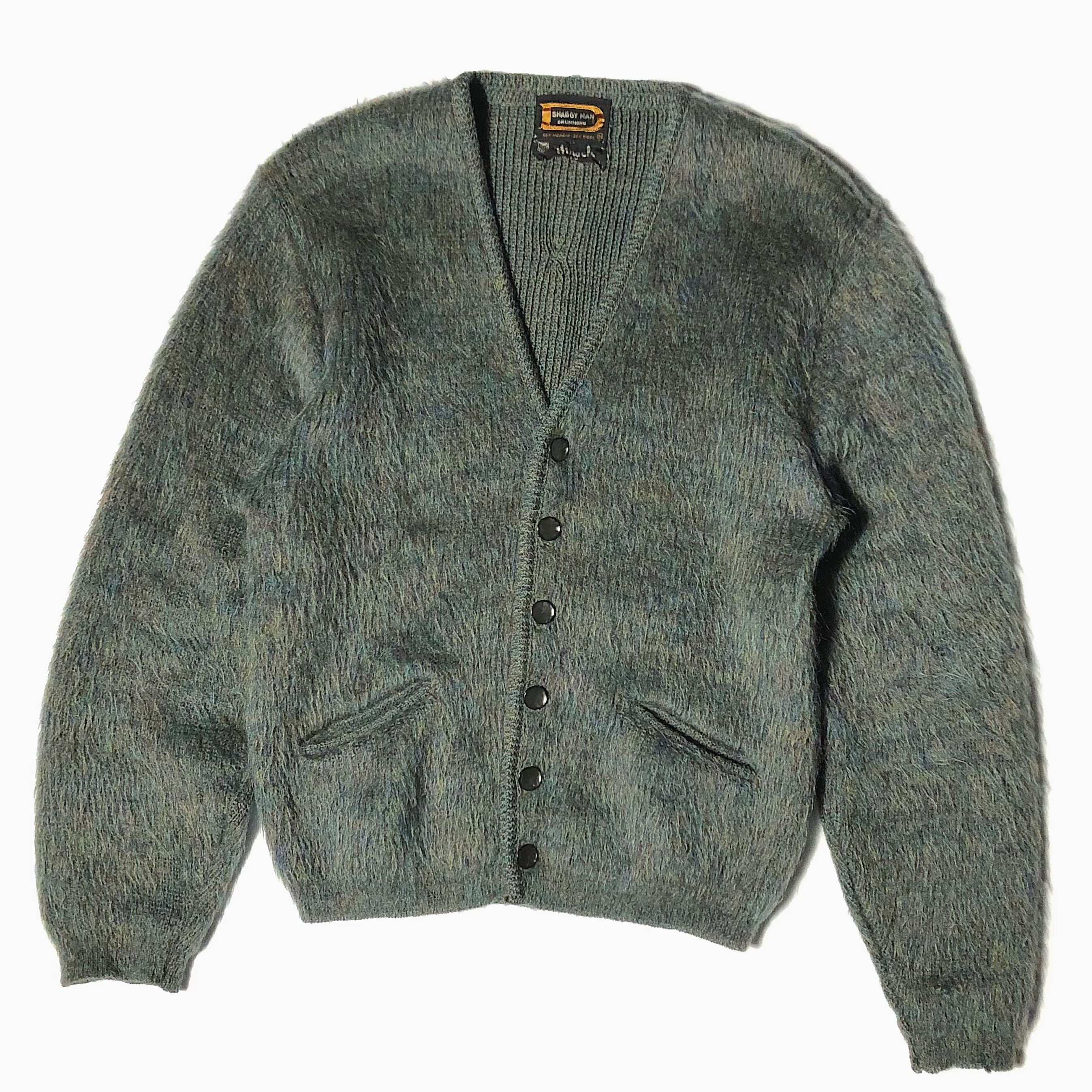 Vintage 60's【SHAGGY MAN】Mohair Cardigan | Antler