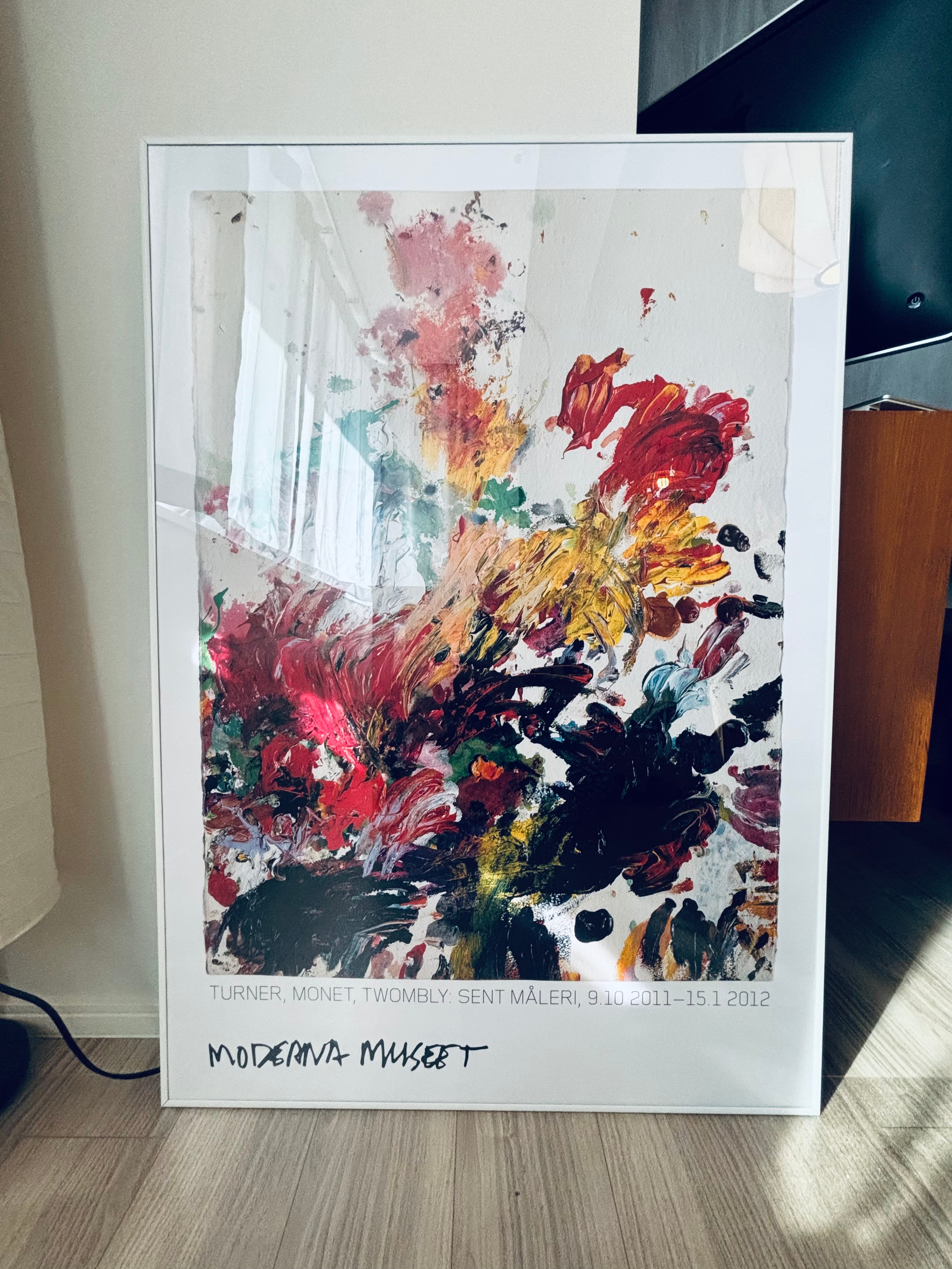 スウェーデン限定 特注額装付き 画家『サイ・トゥオンブリー Cy