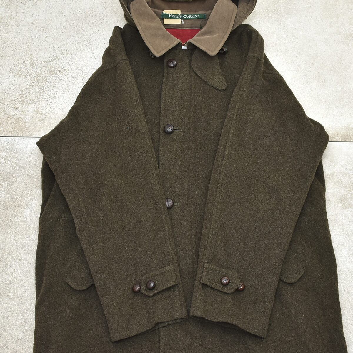 Made in ITALY Henry Cotton's long coat | 古着屋 grin days memory