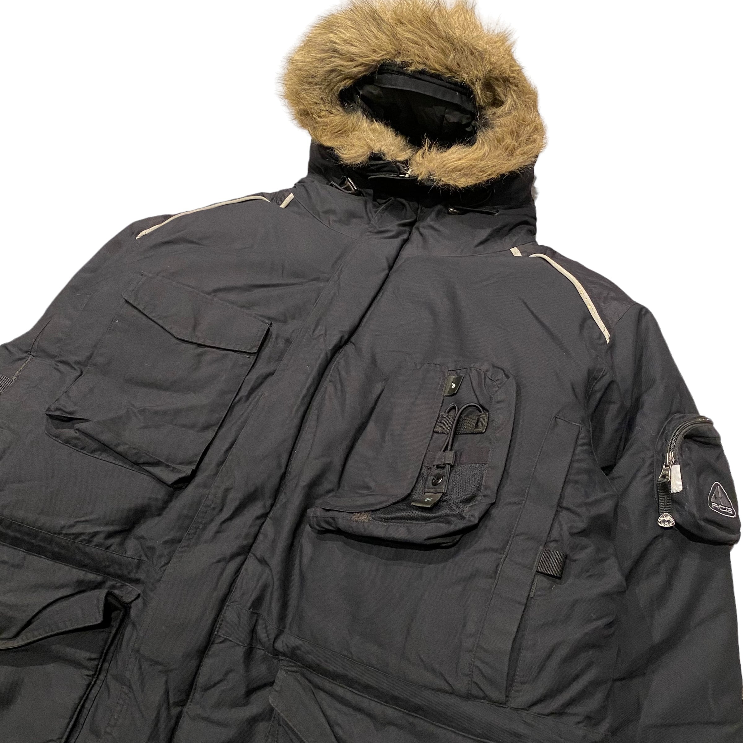 90's NIKE ACG Outer Layer 3 Down Jacket Black XL / ナイキACG