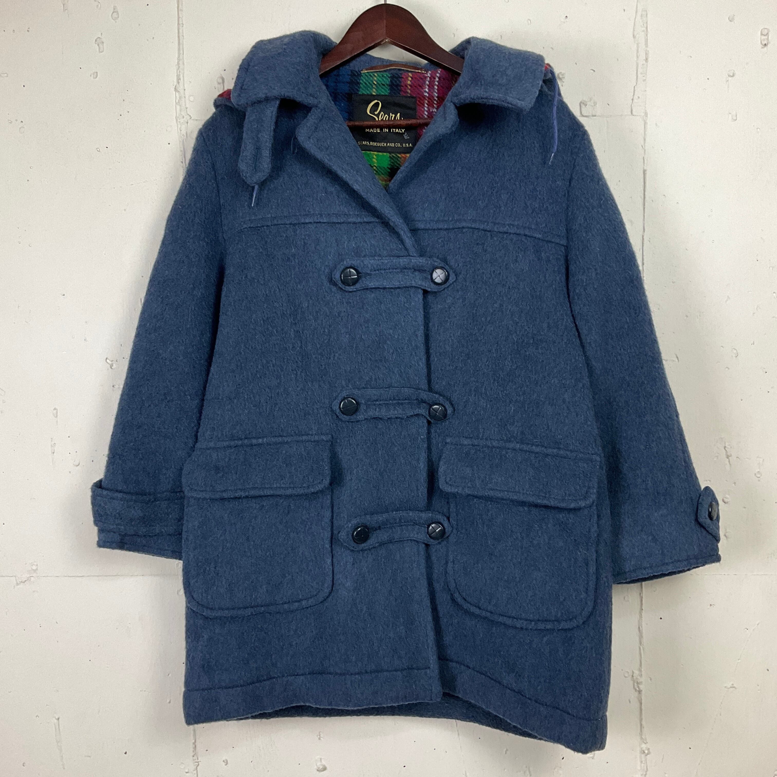 イタリア製 sears シアーズ ヴィンテージ ダッフルコート 古着