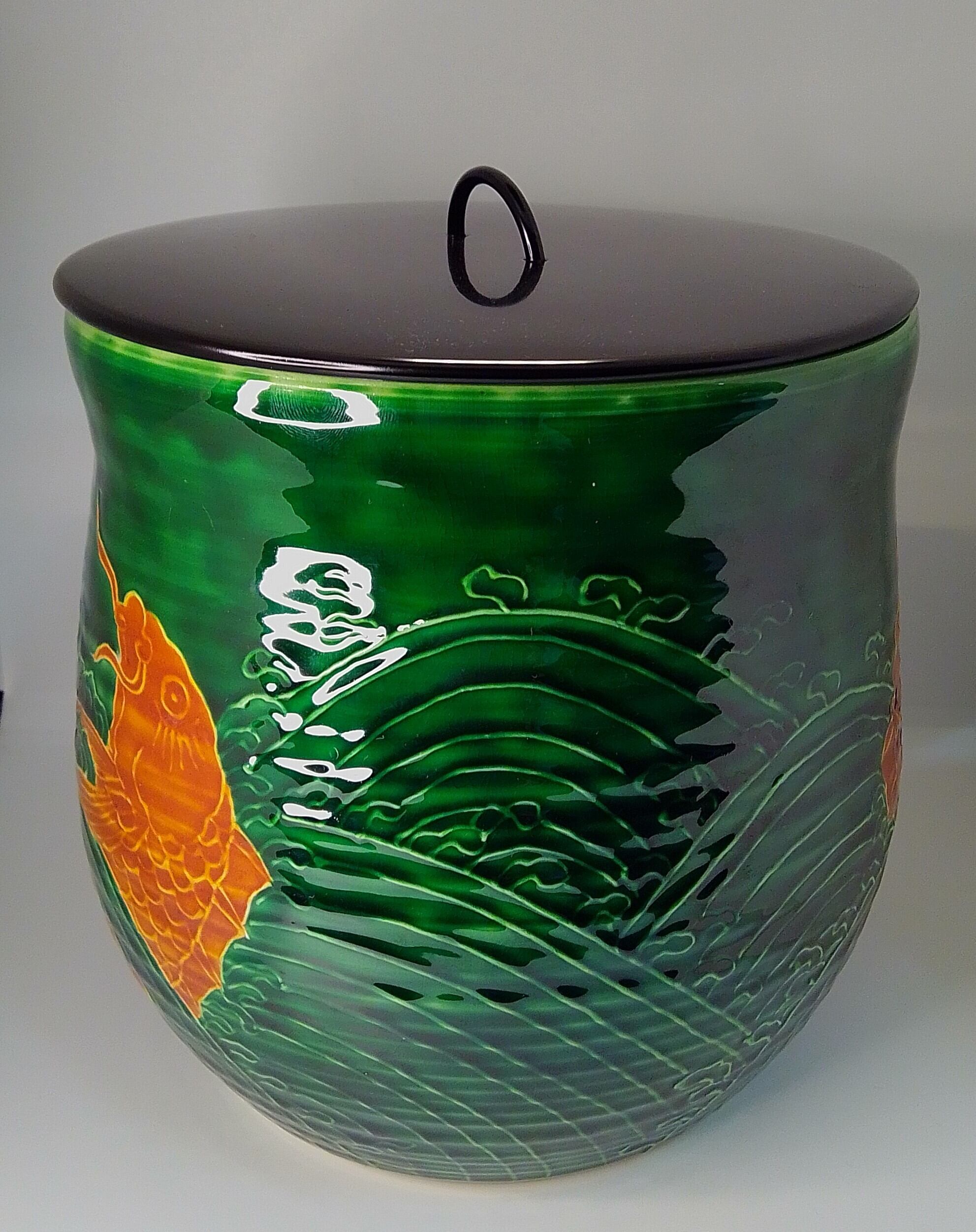 水指 青交趾 荒磯水指 淡々斎好 加藤幸治・作 | 有限会社いとお