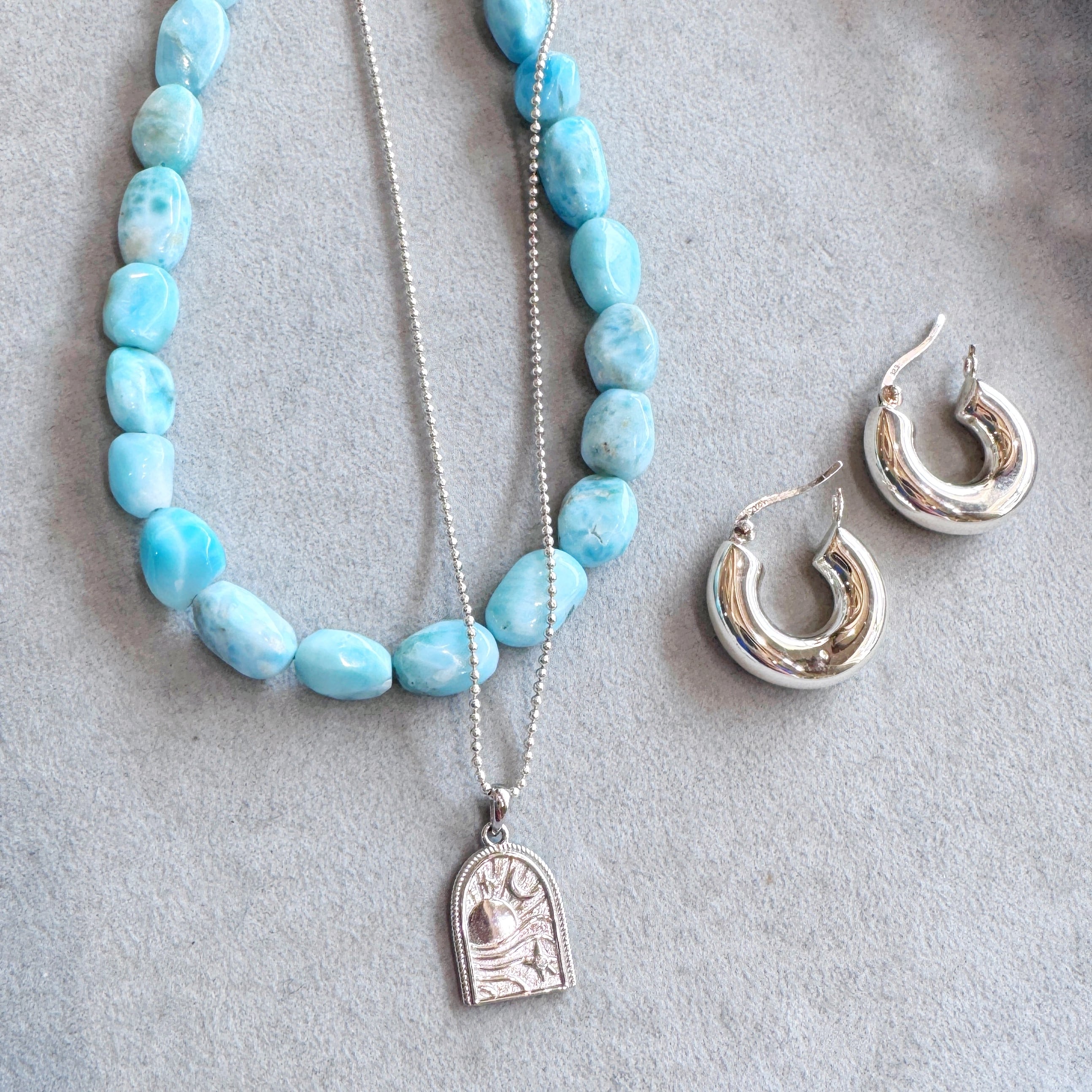 窓から見えた 海の景色 ネックレス 月星 | 【公式通販】鎌倉のシルバー