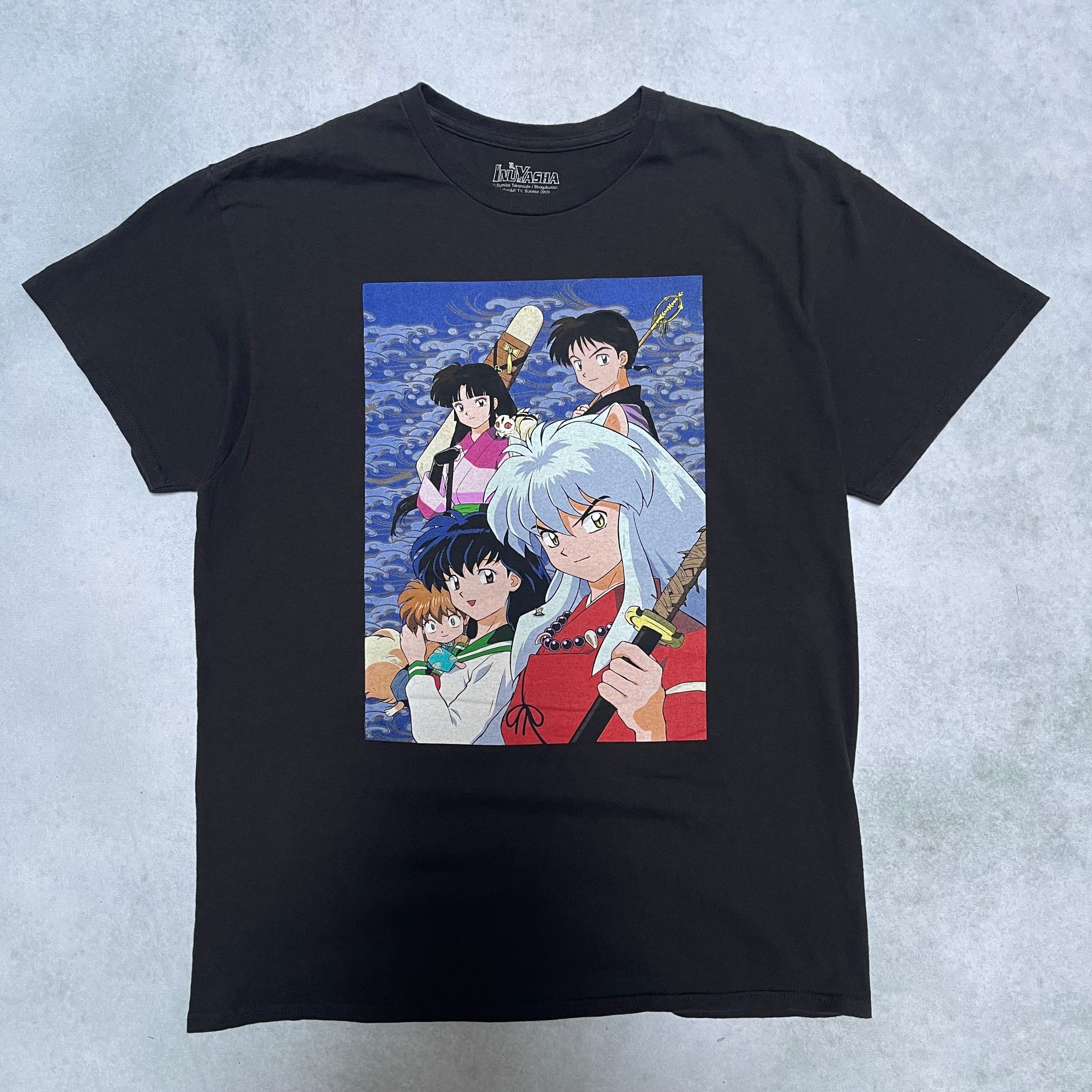 00's 犬夜叉 アニメTシャツ 公式プリントタグ Mサイズ | 古着屋DIGDIG